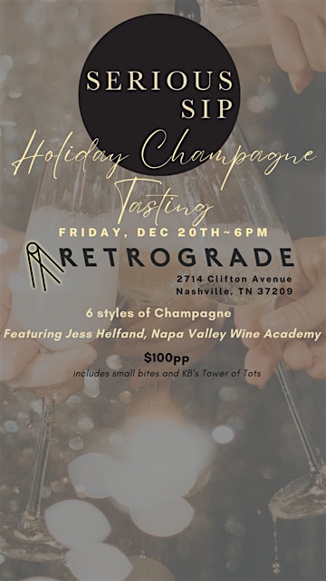 Holiday Champagne Tasting – Nashville, TN