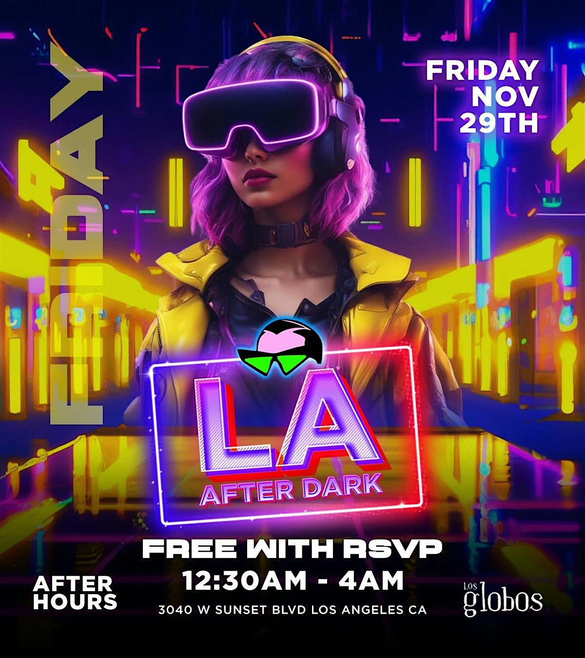 18+ FRIDAY LA AFTER DARK AFTER HOURS 11:50PM-4AM – Los Angeles, CA