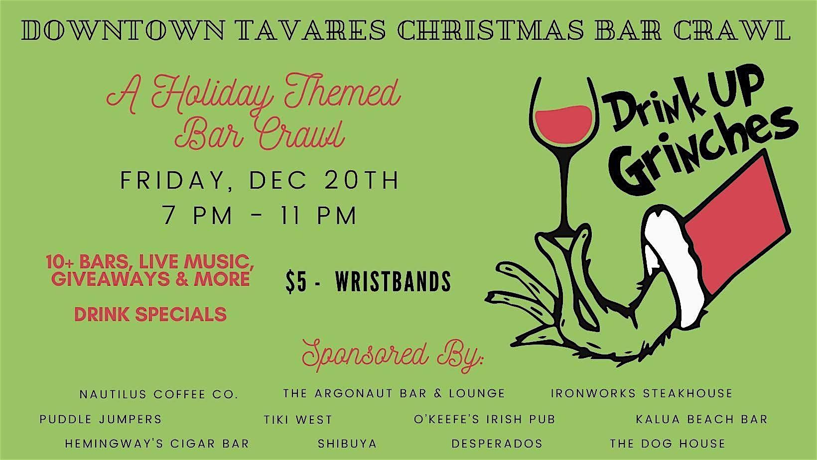 Ho-Ho-Hold My Drink! Tavares Christmas Bar Crawl – Tavares, FL