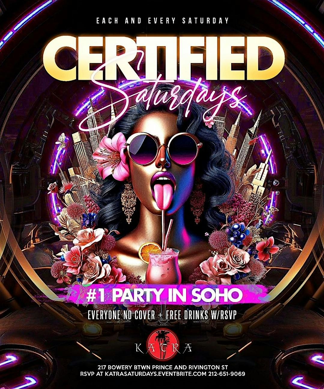 Party At Soho #1 Event Everyone Free at Katra Nyc – New York, NY