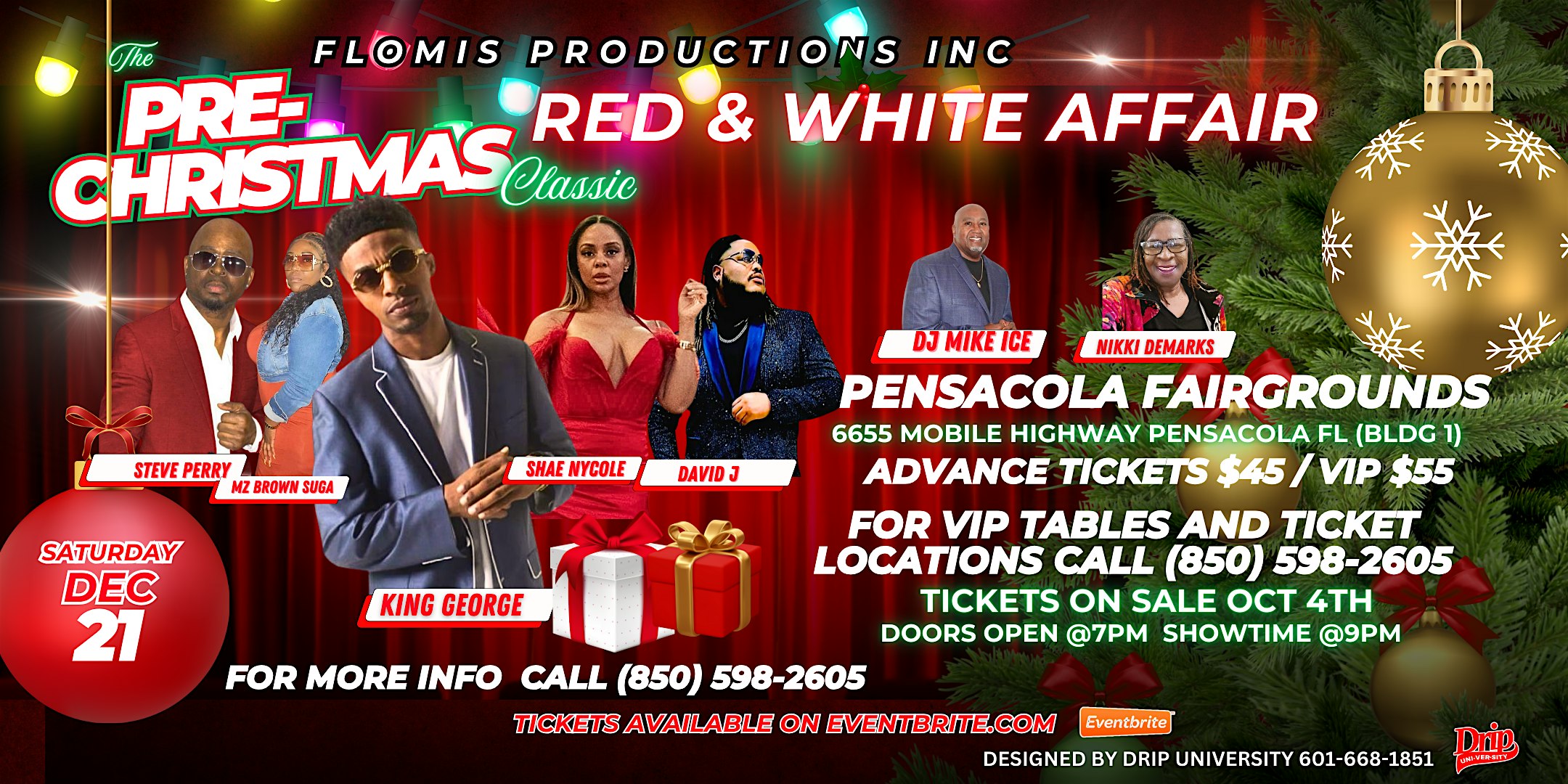 Pre Christmas Red & White Affair – Pensacola, FL