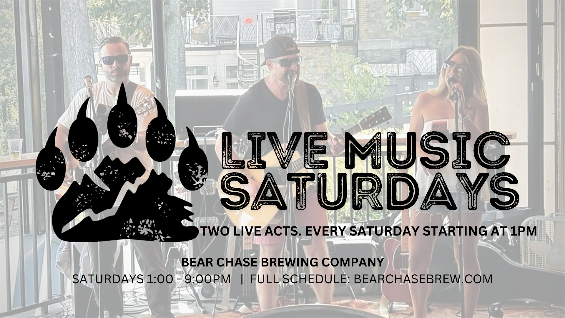 Live Music Saturdays at Bear Chase Brewing Company (Every Saturday 1-9PM) – Bluemont, VA