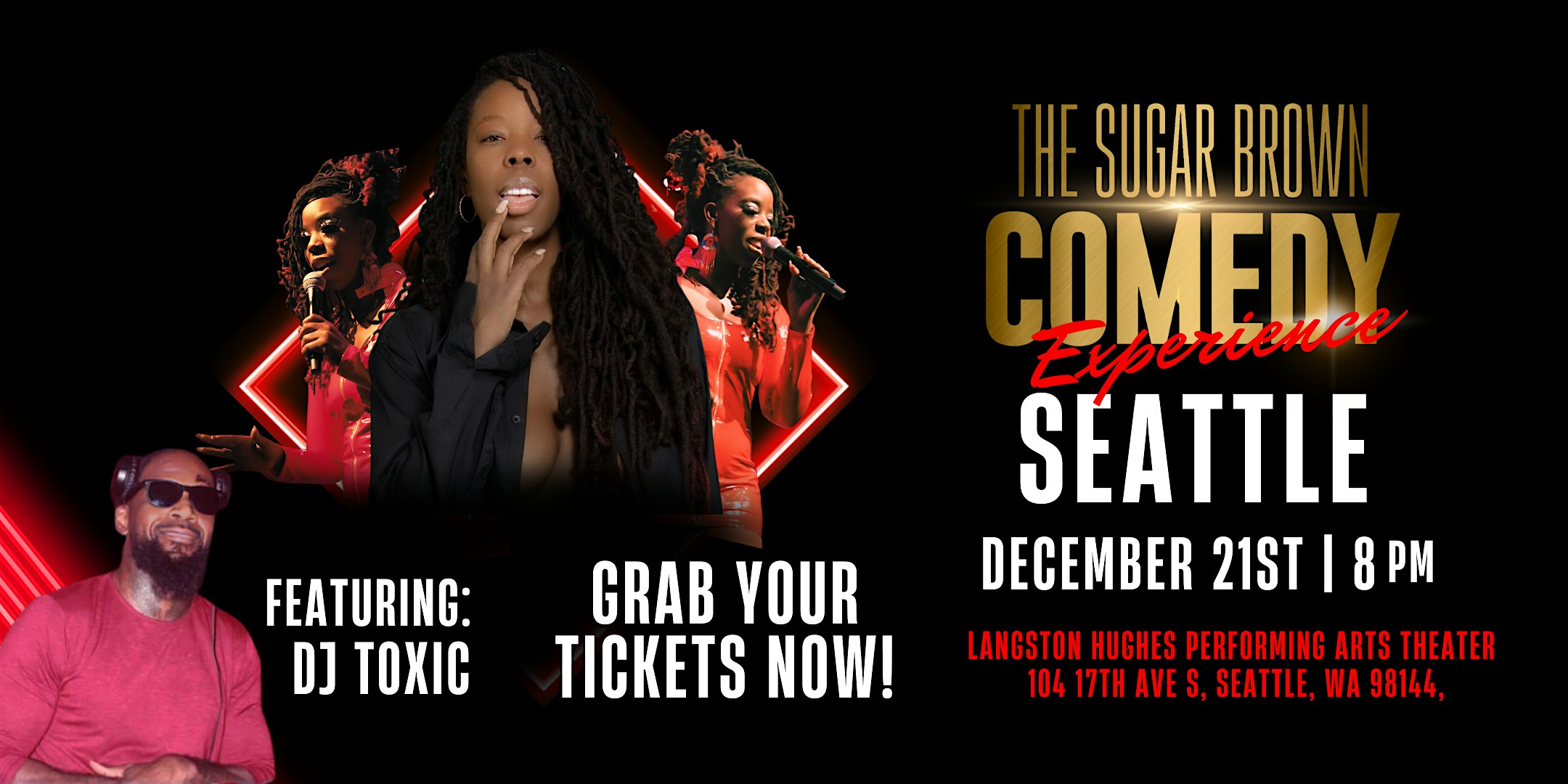 The Sugar Brown Comedy Experience | Seattle – Seattle, WA