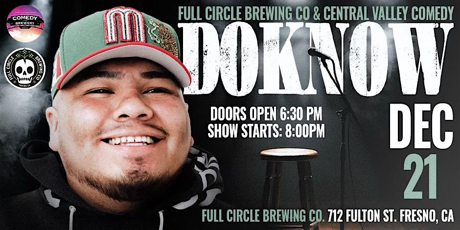 COMEDY IN THE BREWERY: SATURDAY, DEC. 21 (DOKNOW) – Fresno, CA