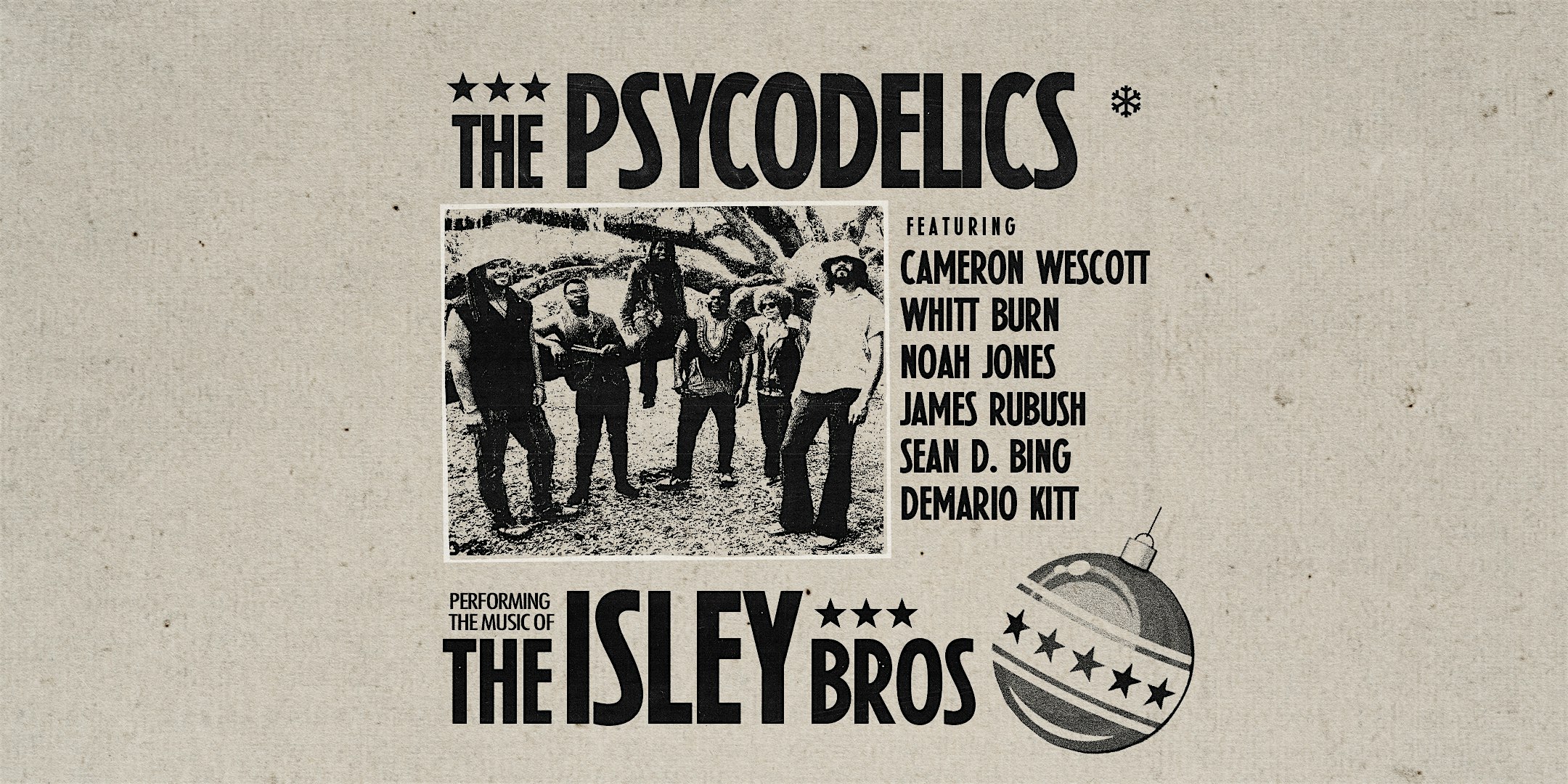 The Psycodelics: Holiday Tribute to the Isley Brothers – Charleston Pour House, SC