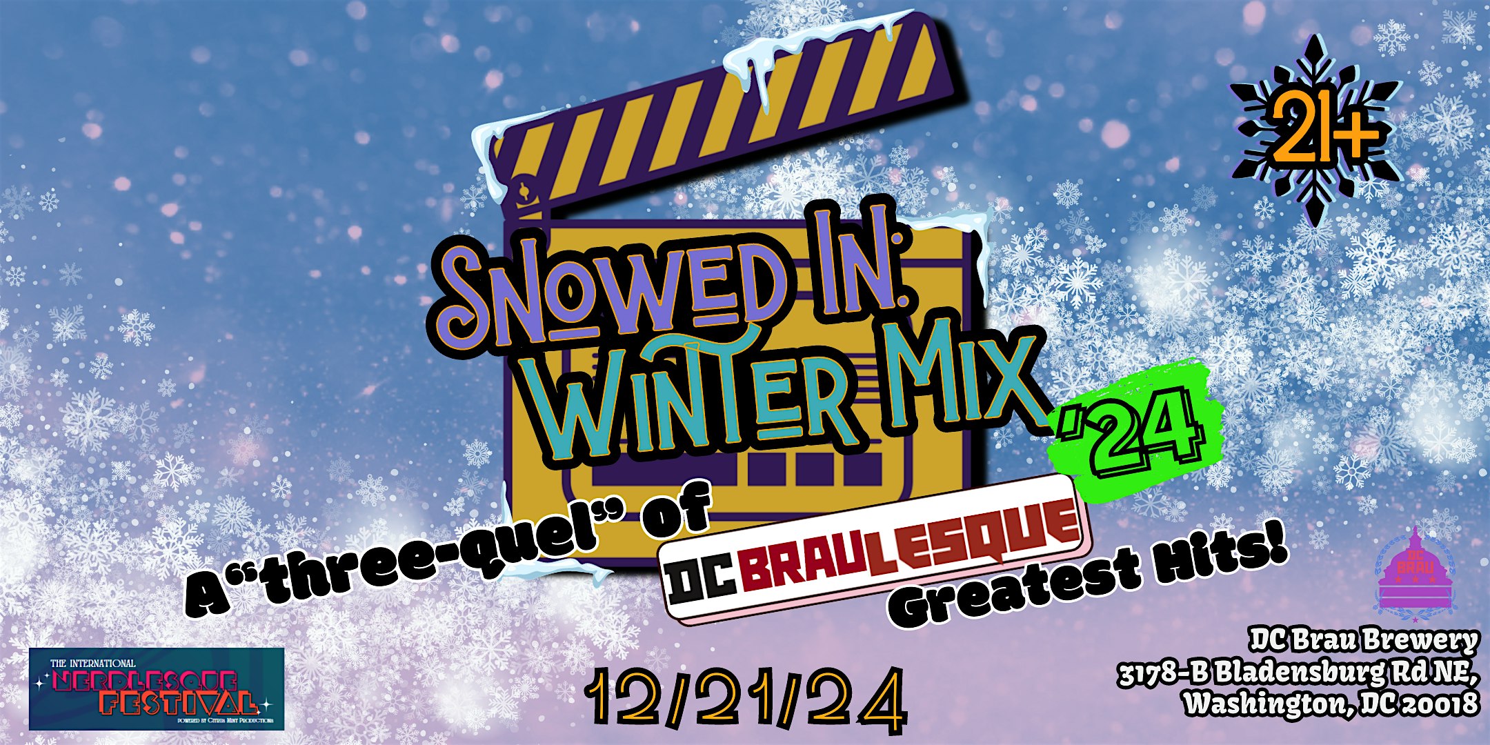 DC Braulesque: Snowed In Winter Mix 24 – Washington, DC