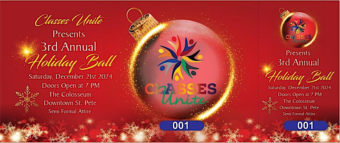 Classes Unite Holiday Ball – St. Petersburg, FL