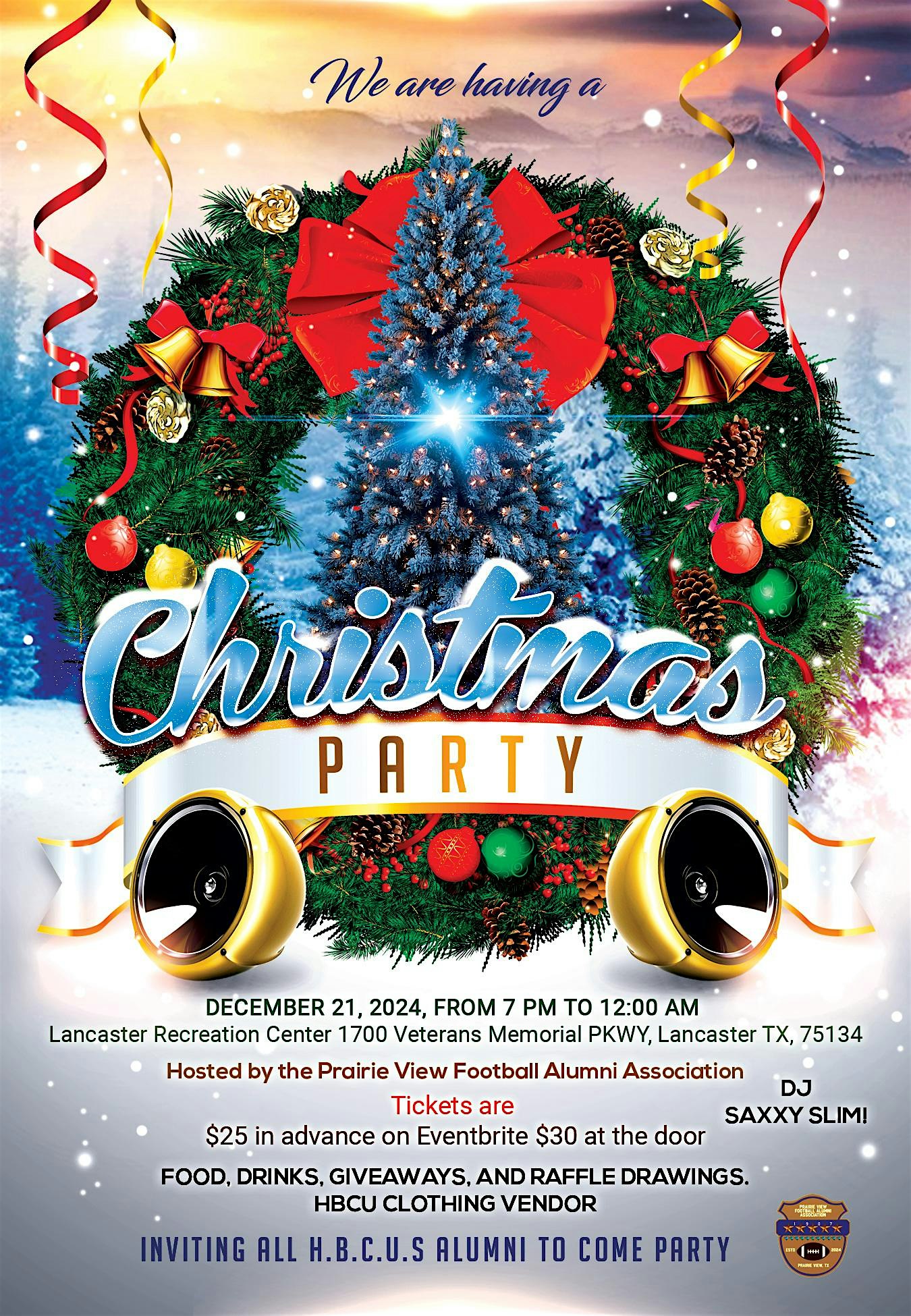 PV Football Alumni Christmas Party – Lancaster, TX