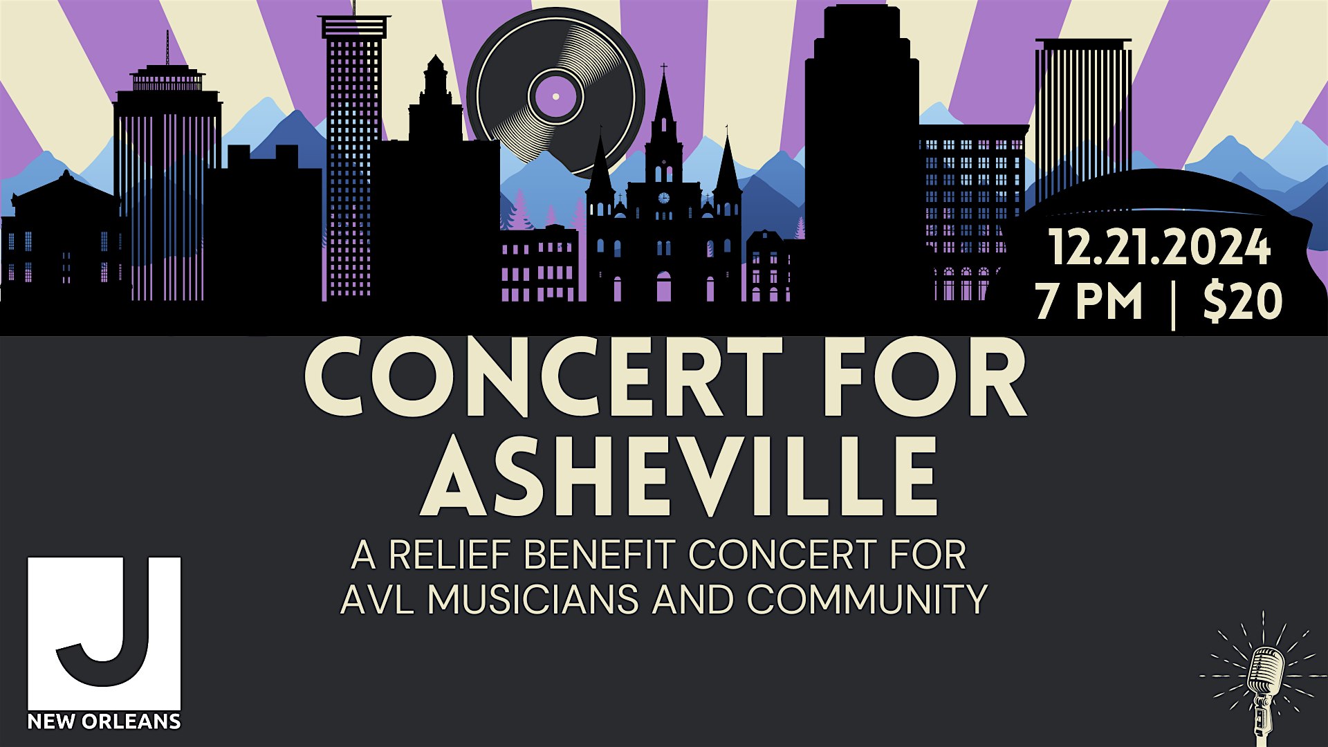 Concert for Asheville – New Orleans, LA