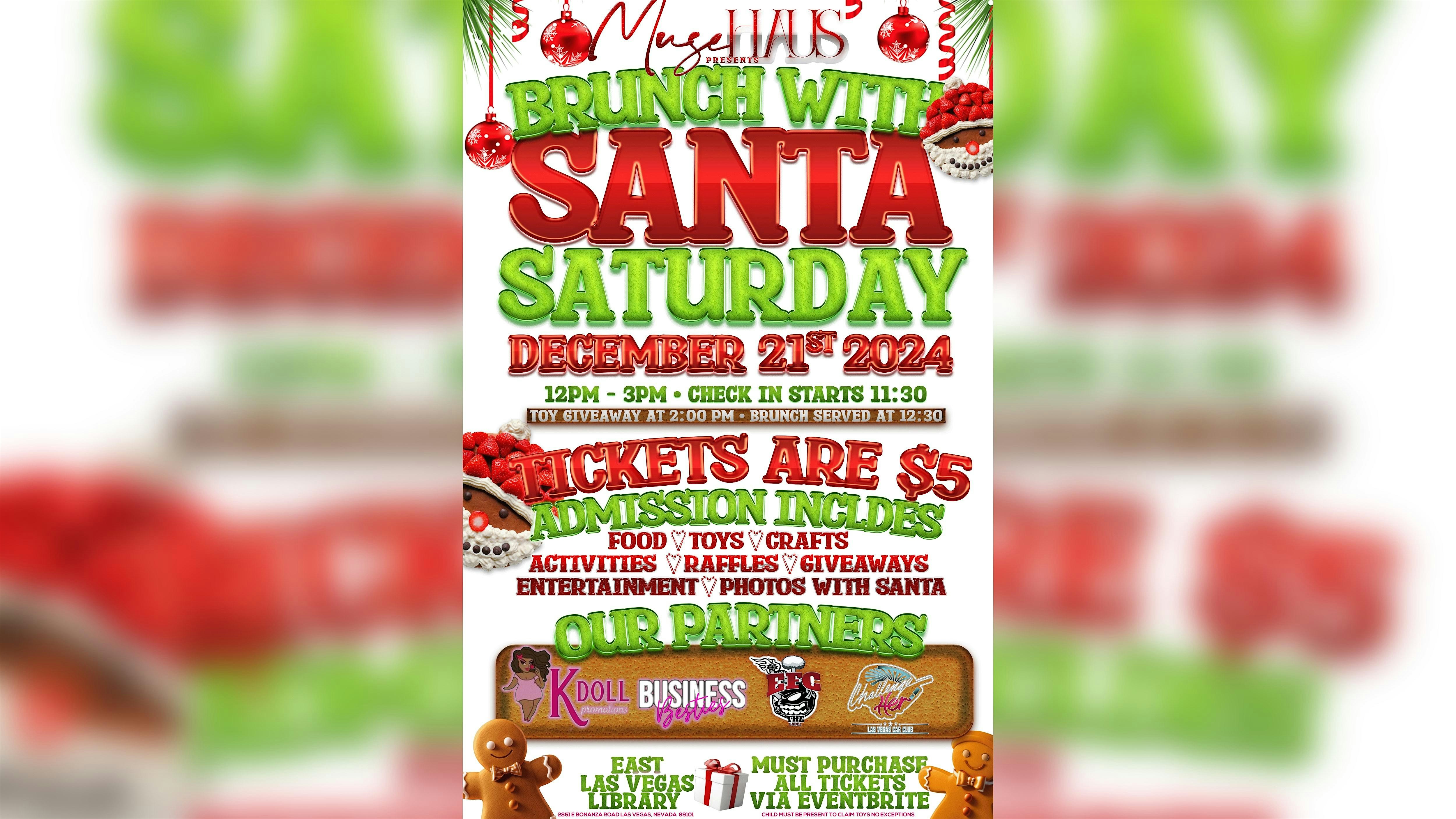 Brunch With Santa Toy Drive Presented by Muse Haus – Las Vegas, NV