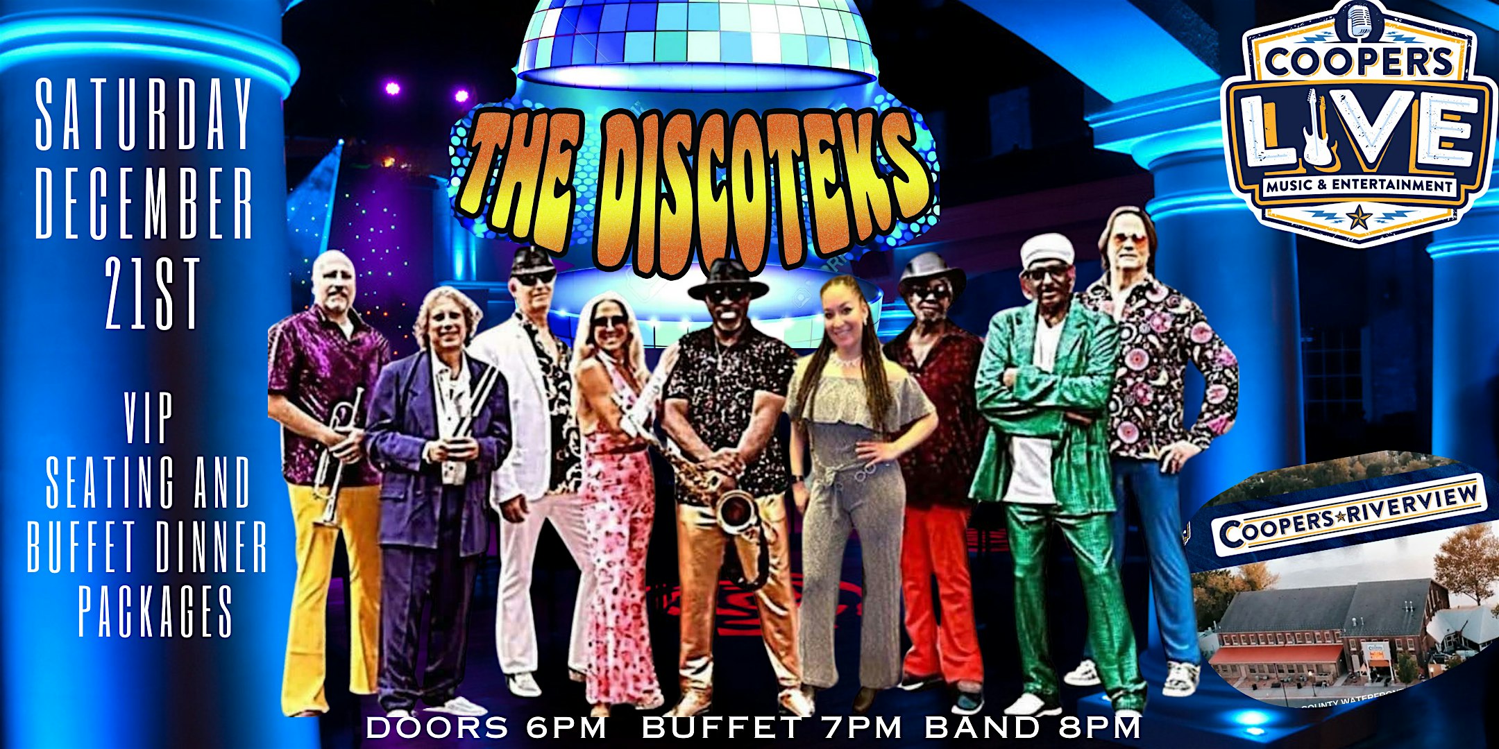 The Discoteks Dance Party at Cooper’s Dinner and Show – Trenton, NJ