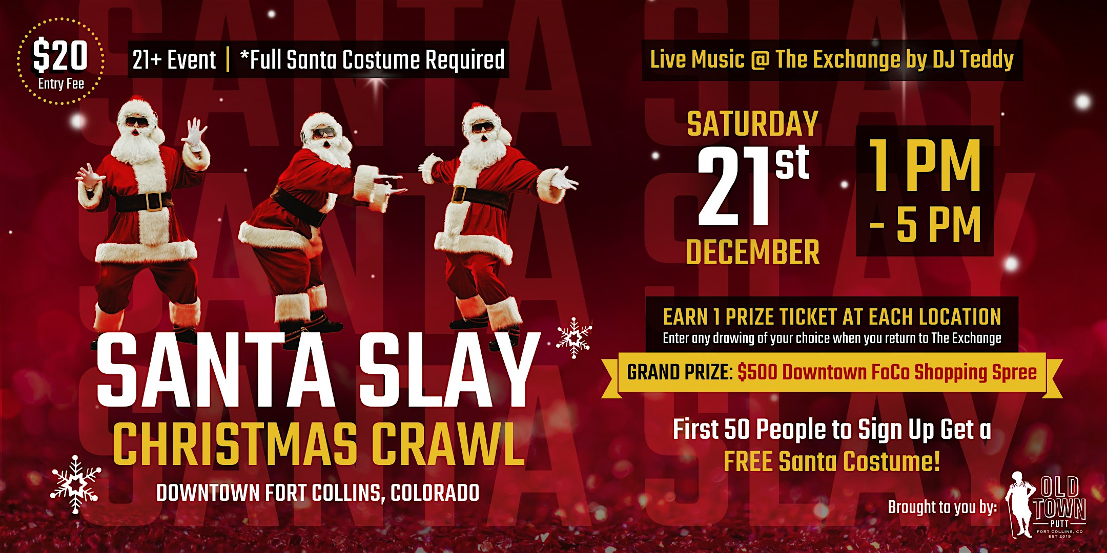 Santa Slay Christmas Crawl – Fort Collins, CO