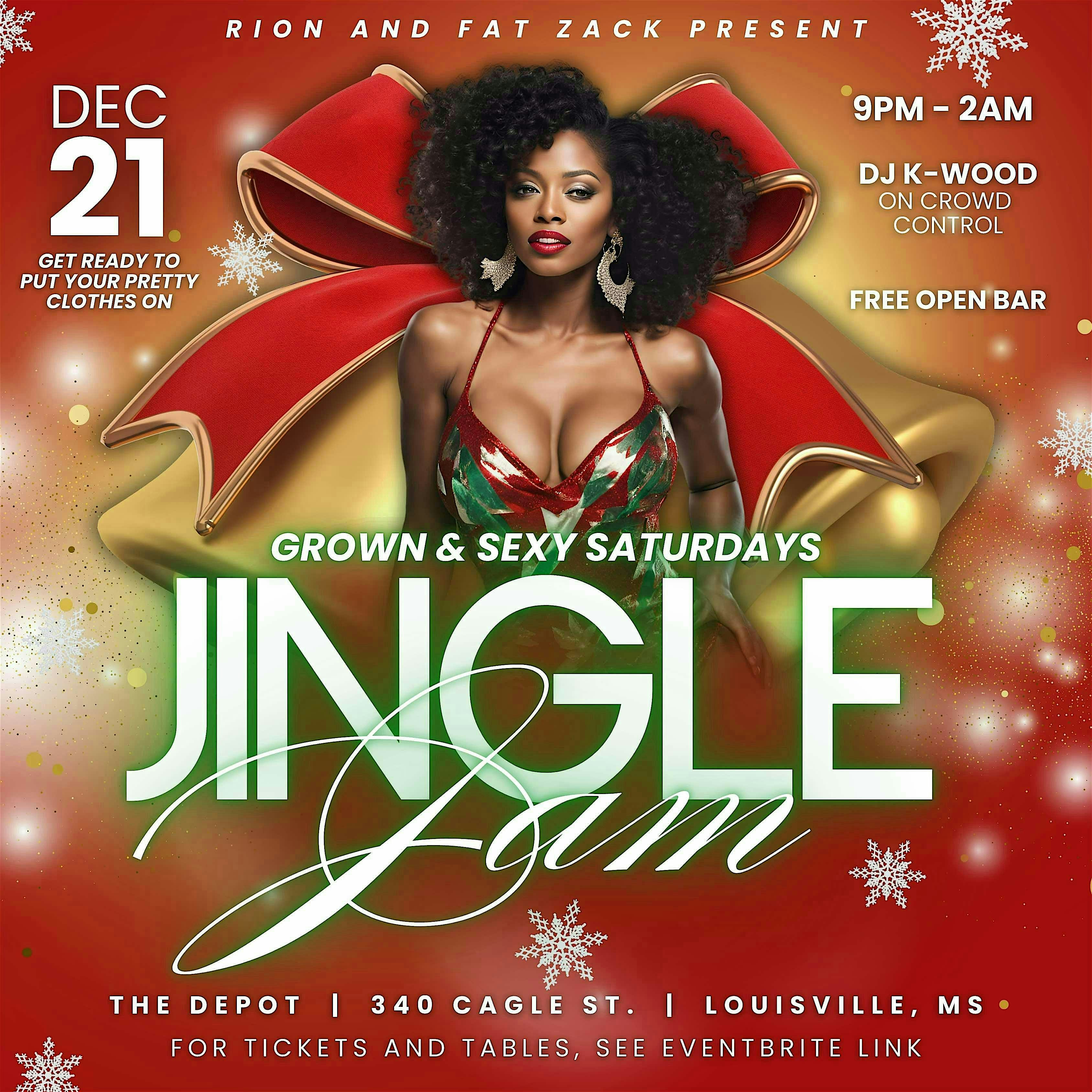 Grown & Sexy Saturdays Jingle Jam – Louisville, MS