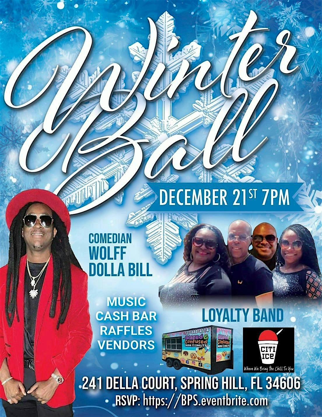 Booker’s Party Shoppe Presents: 1st Annual Winter Ball – Spring Hill, FL