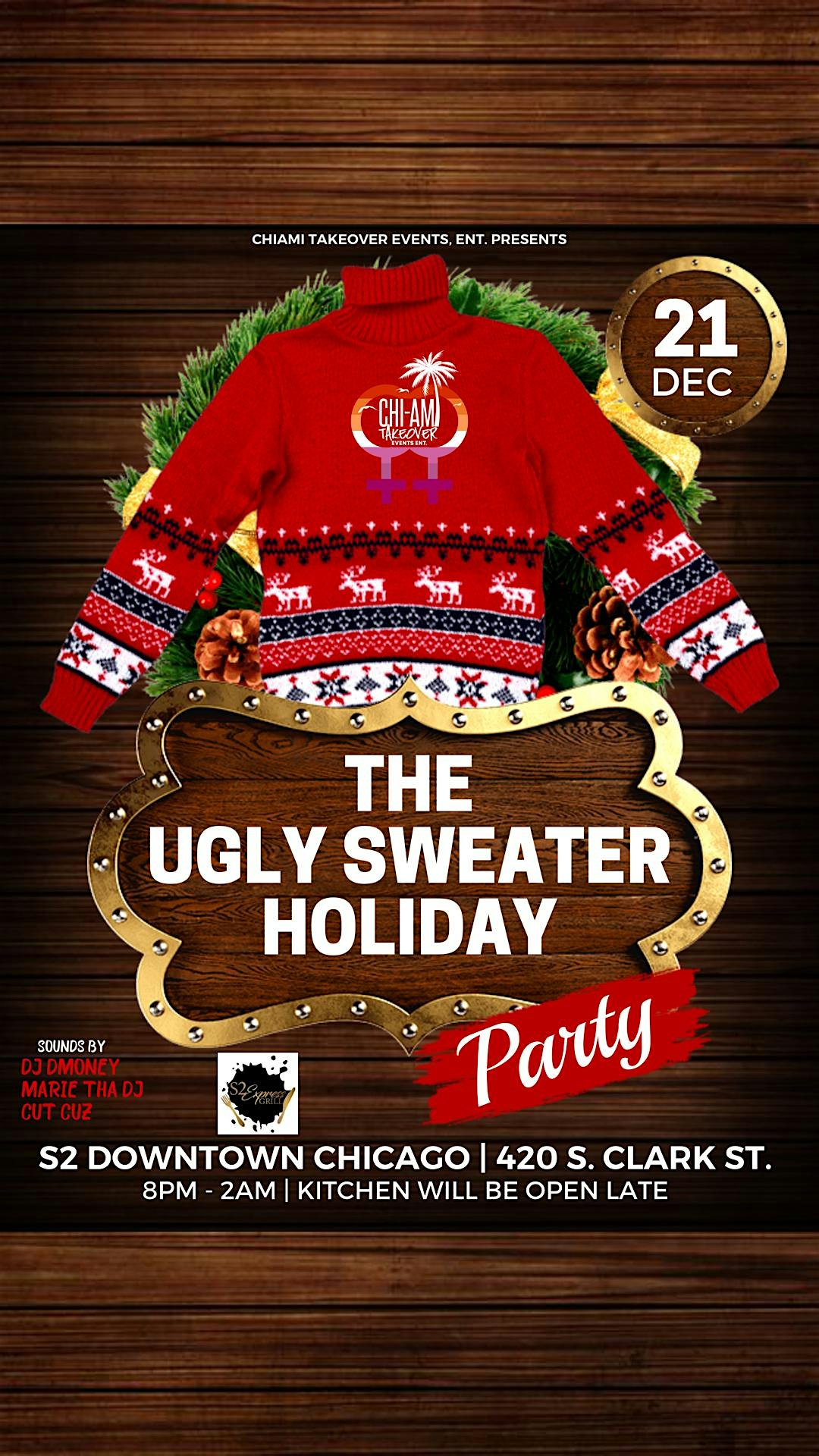 THE UGLY SWEATER HOLIDAY PARTY – Chicago, IL