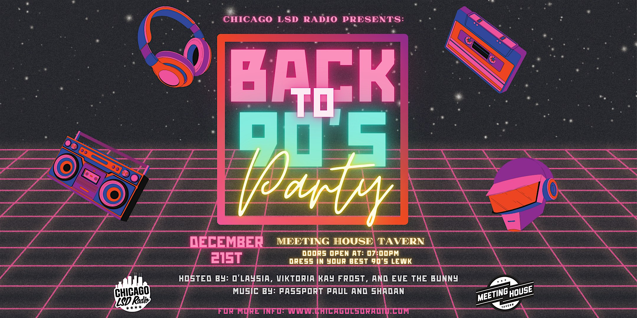 BACK TO 90’s PARTY – Chicago, IL