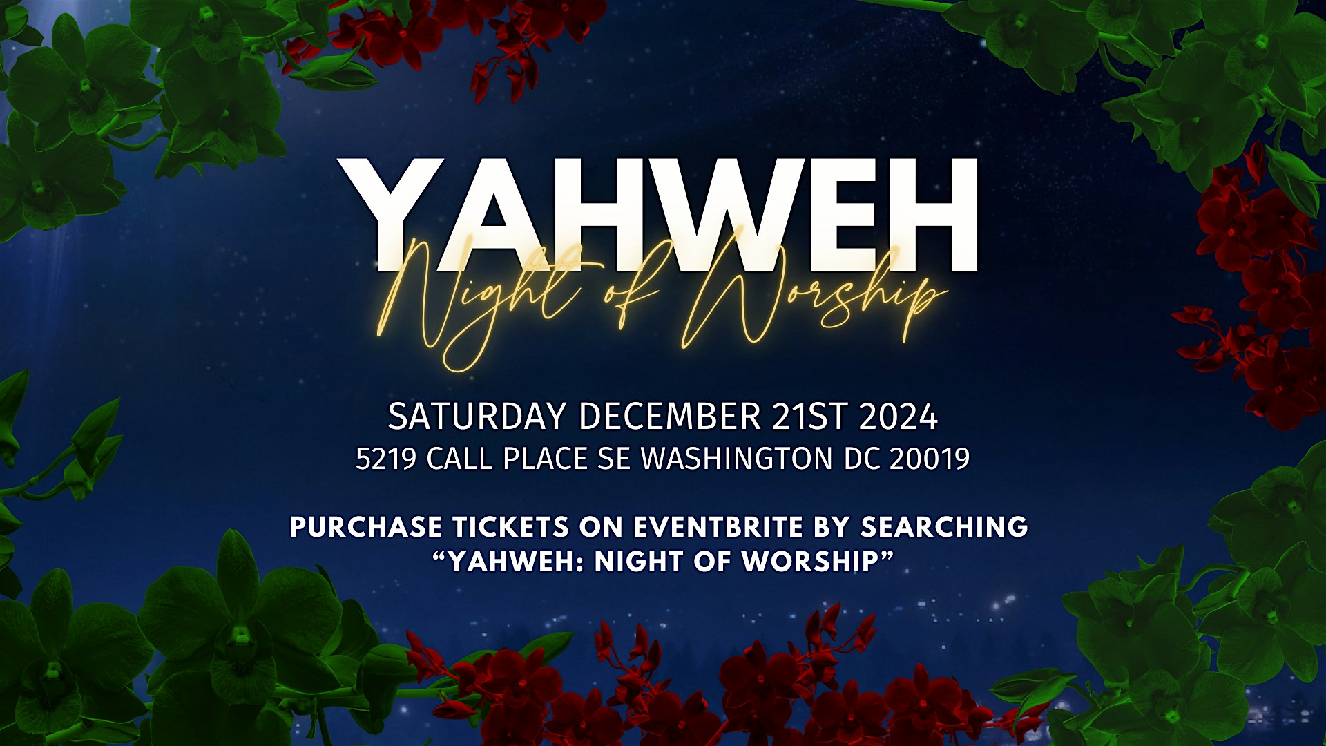 Yahweh: Night of Worship – Washington, DC