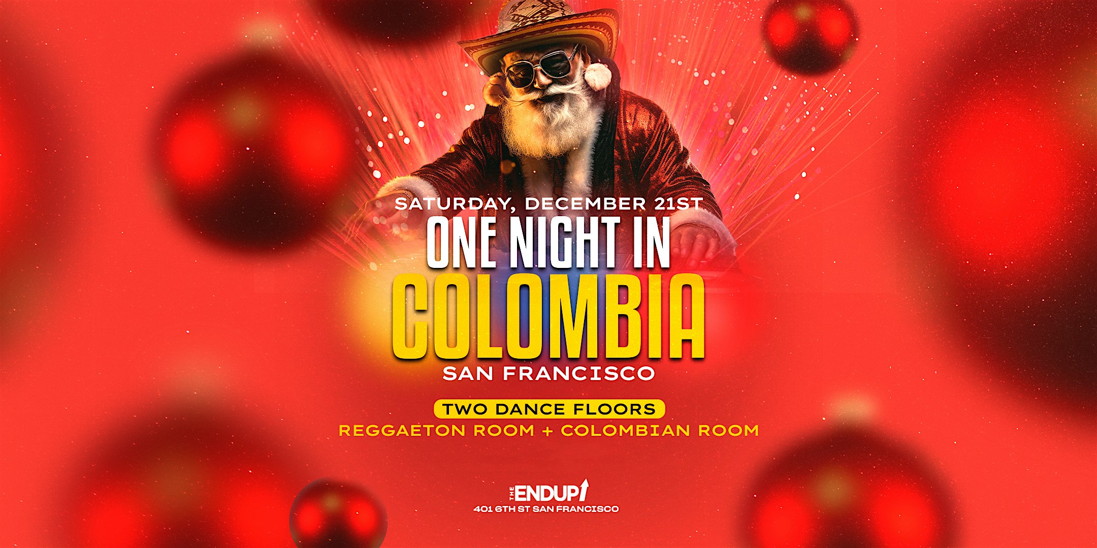 “ONE NIGHT IN COLOMBIA” REGGAETON ROOM + COLOMBIAN ROOM | SAN FRANCISCO – San Francisco, CA