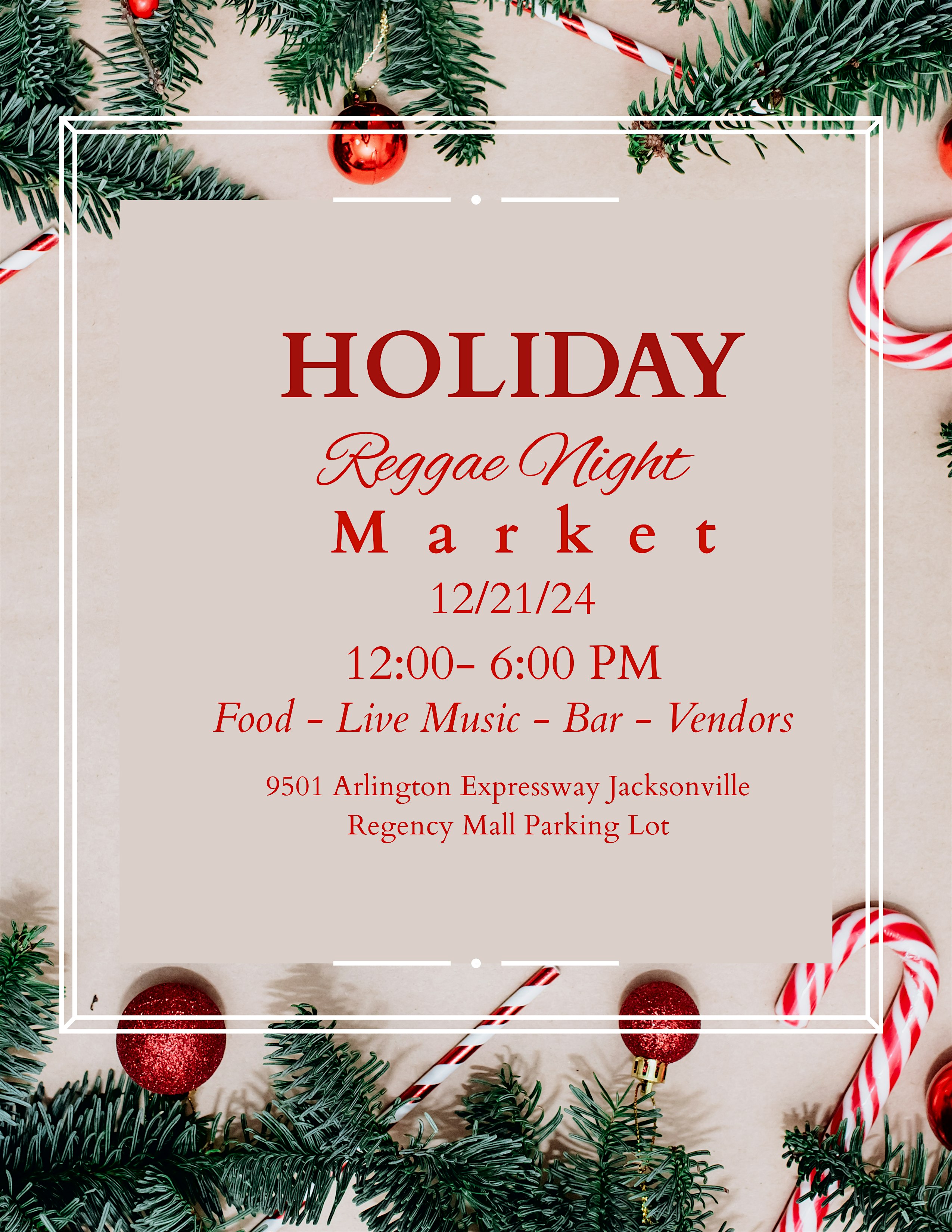 Holiday Reggae Night Market – Jacksonville, FL