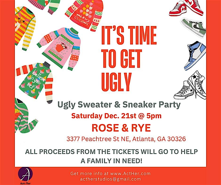 Ugly Christmas Sweater & Sneaker Party – Atlanta, GA