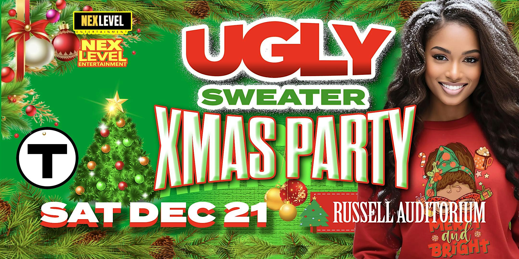 UGLY SWEATER CHRISTMAS PARTY at RUSSELL AUDITORIUM – Boston, MA