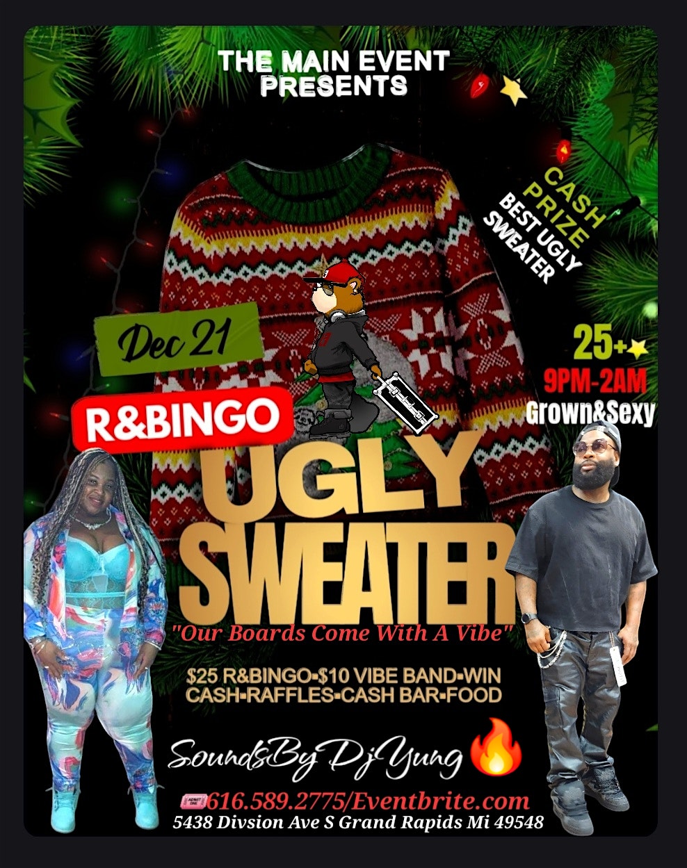 R&BINGO UGLY SWEATER PARTY – Grand Rapids, MI