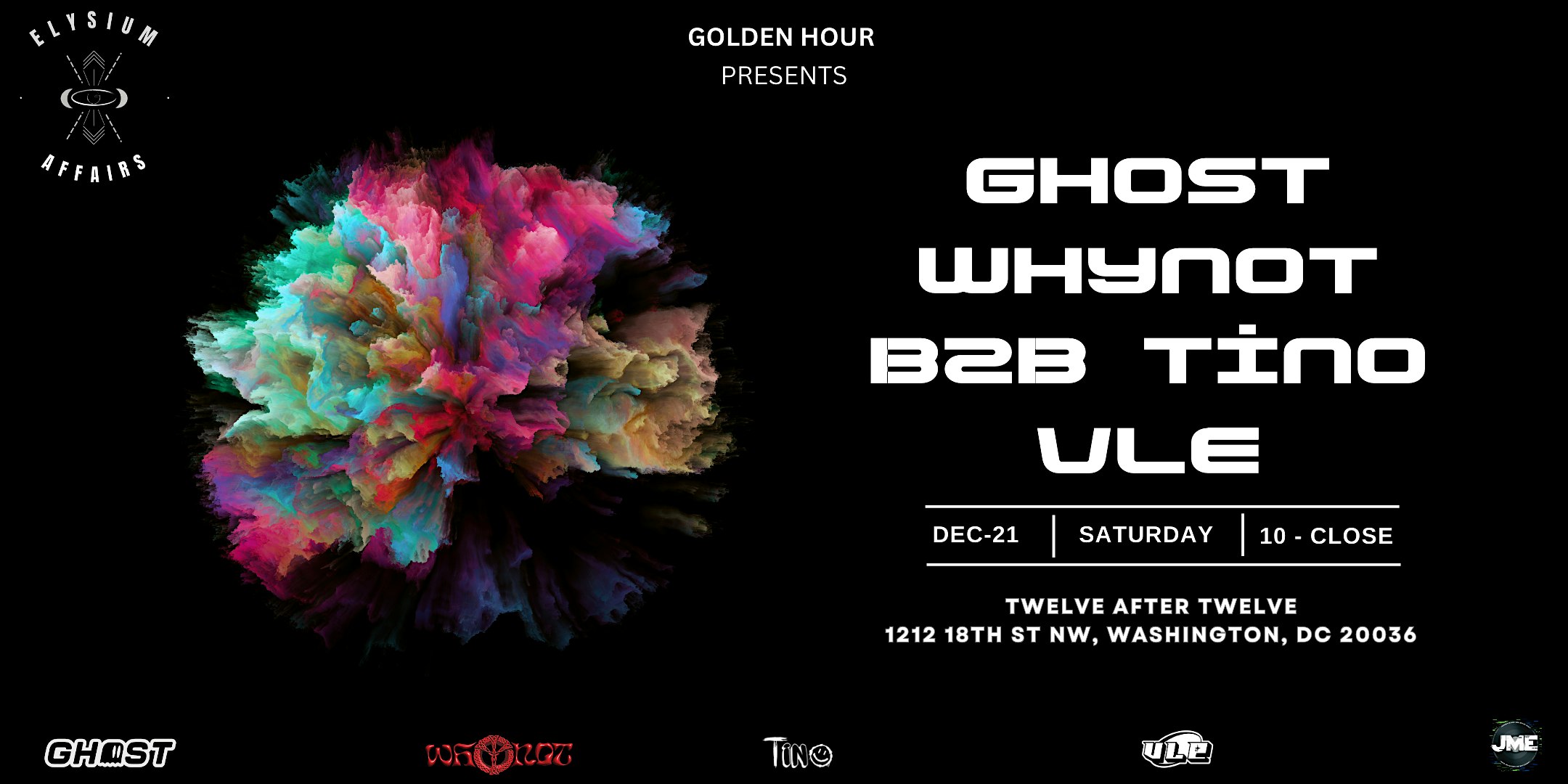 GHOST | WHYNOT | B2B TINO | VLE – Washington, DC