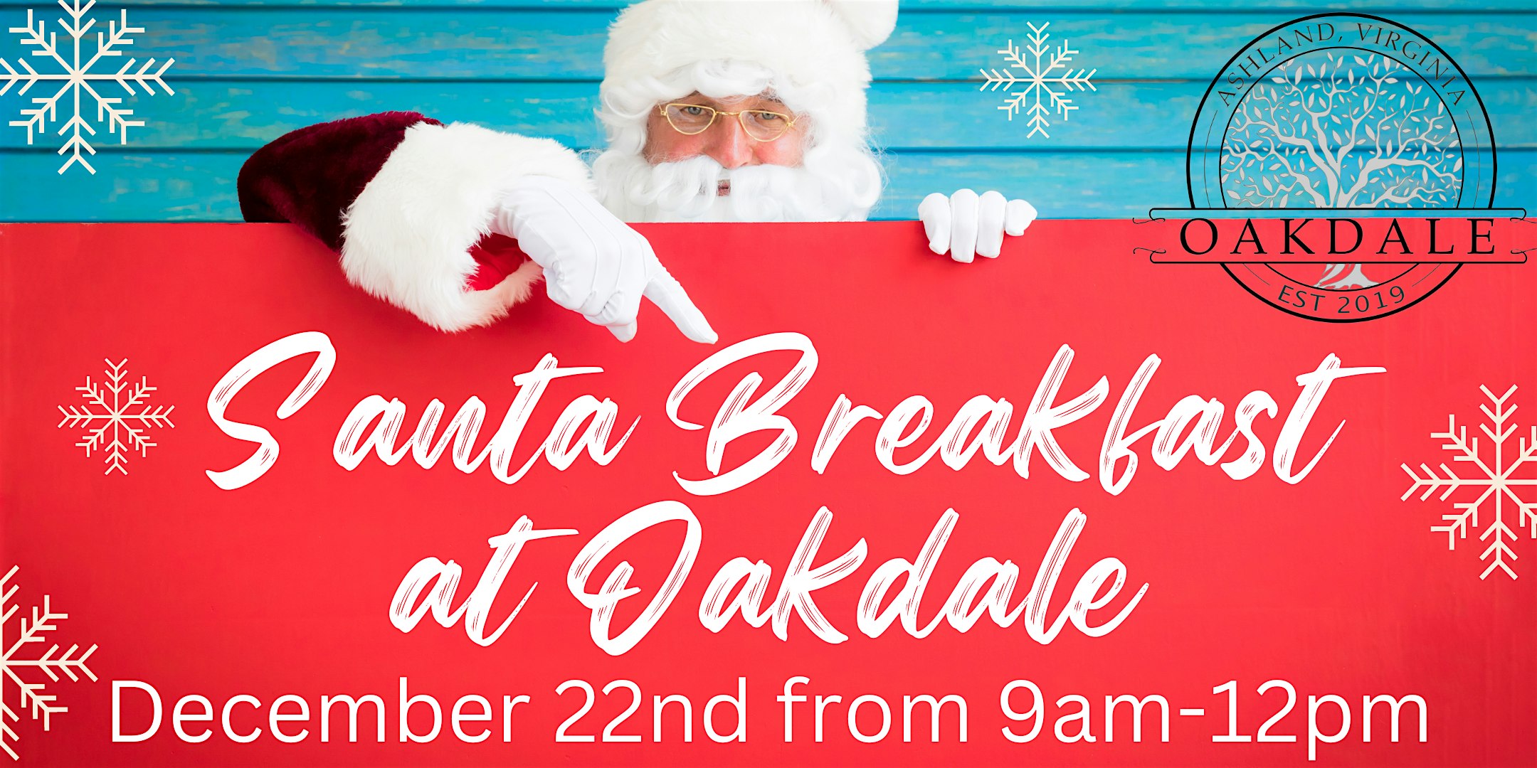 Santa Breakfast at Oakdale – Ashland, VA