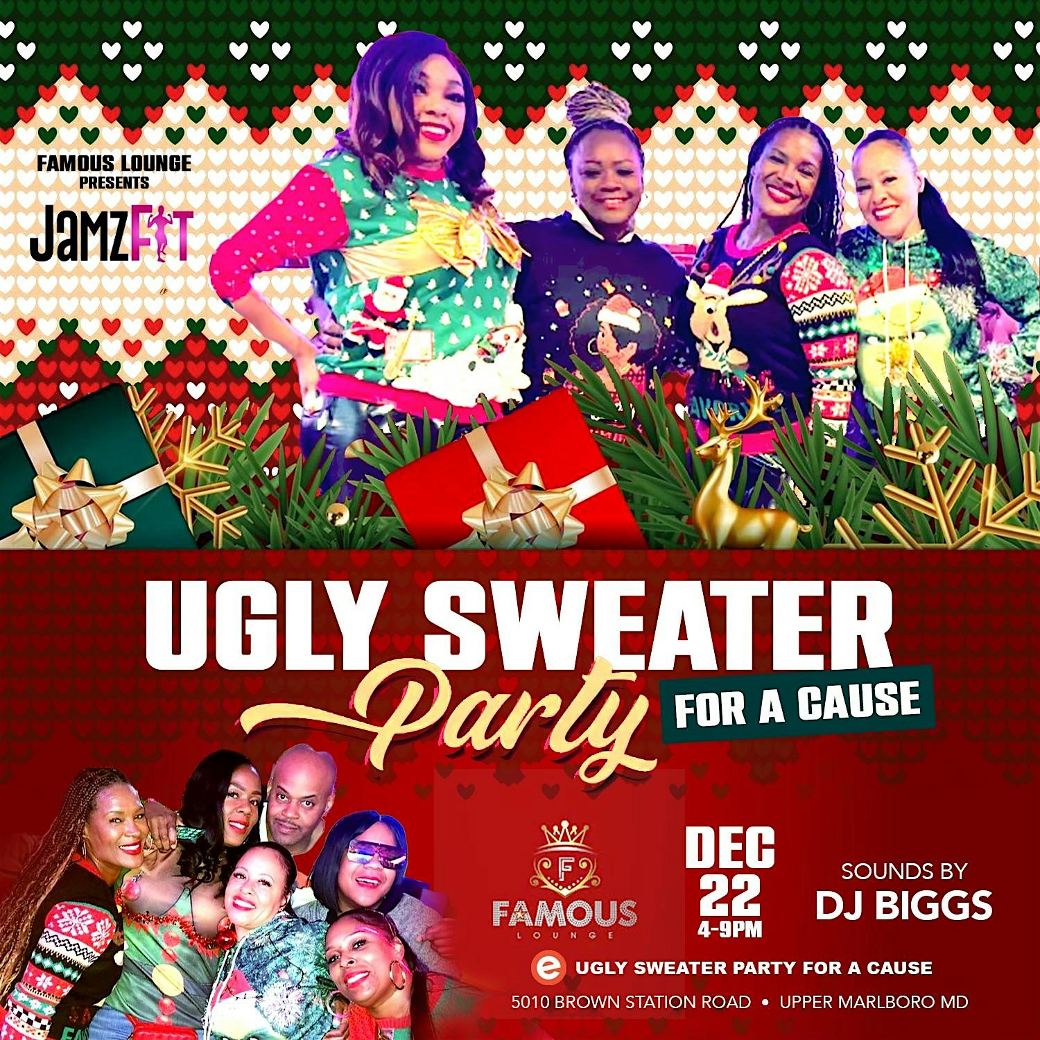 Ugly Sweater Party for a cause – Upper Marlboro, MD