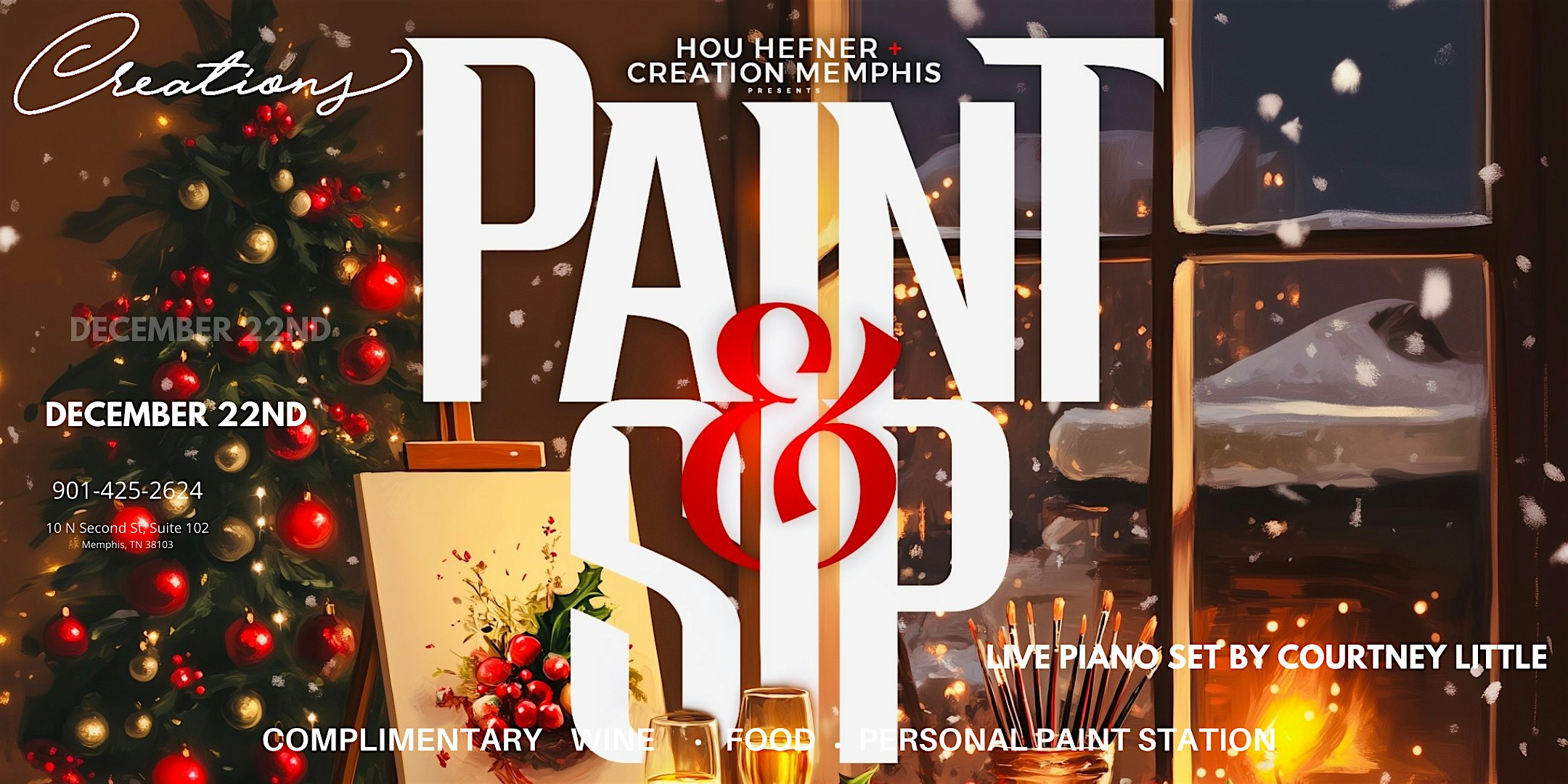 Holiday Paint & Sip – Memphis, TN