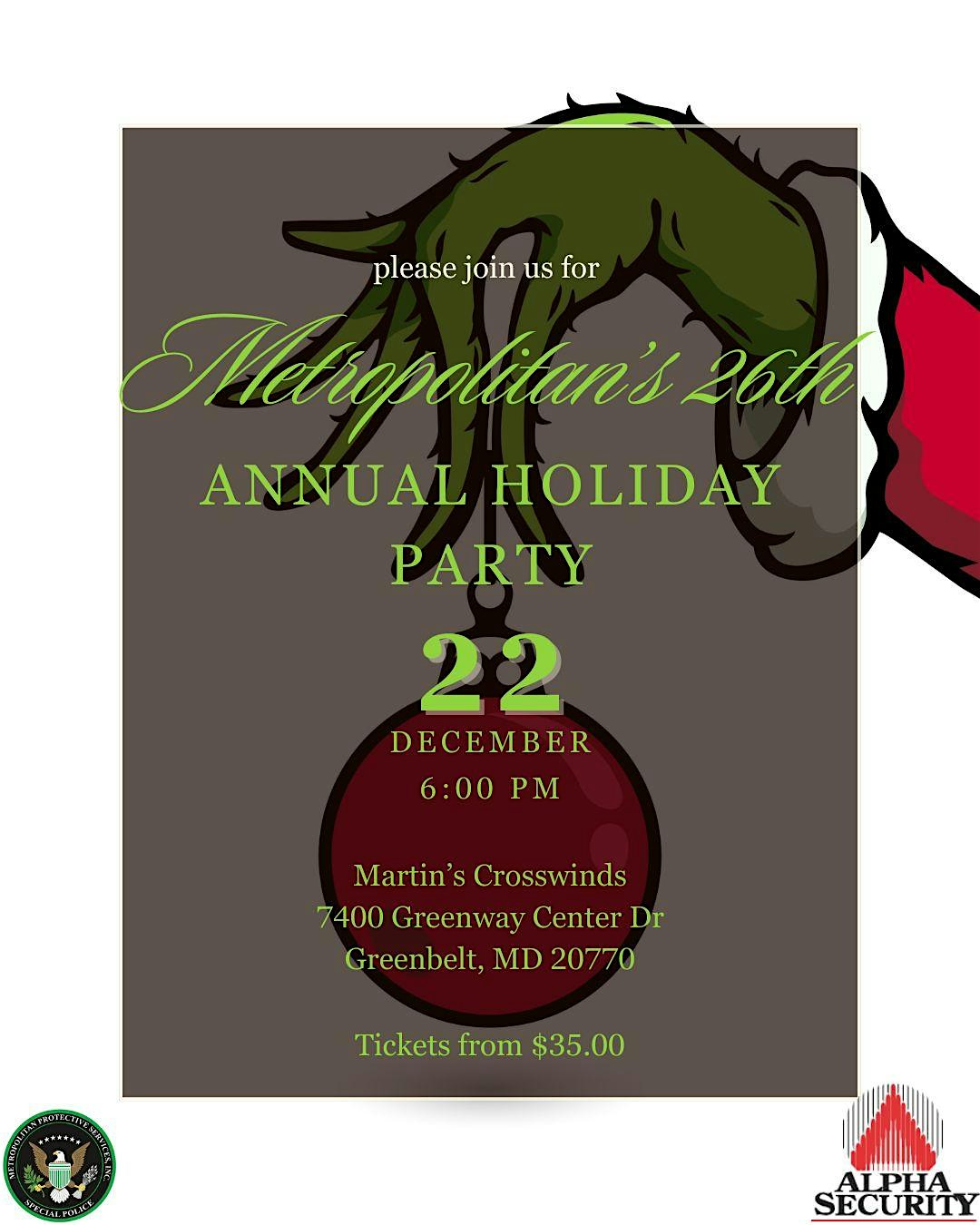 MPSI and Alpha Security, Inc Annual Holiday Party – Greenbelt, MD