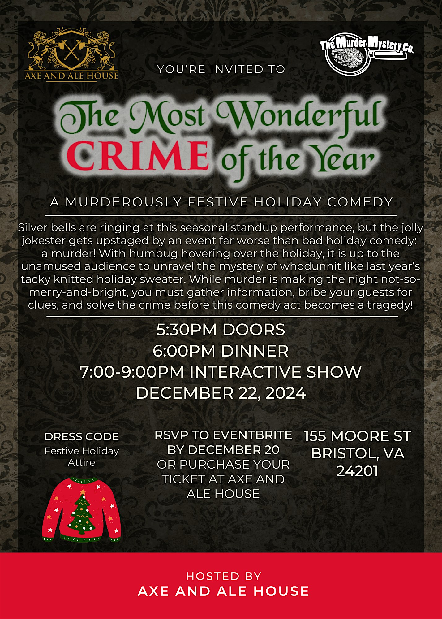 The Most Wonderful Crime of the Year! – Bristol, VA