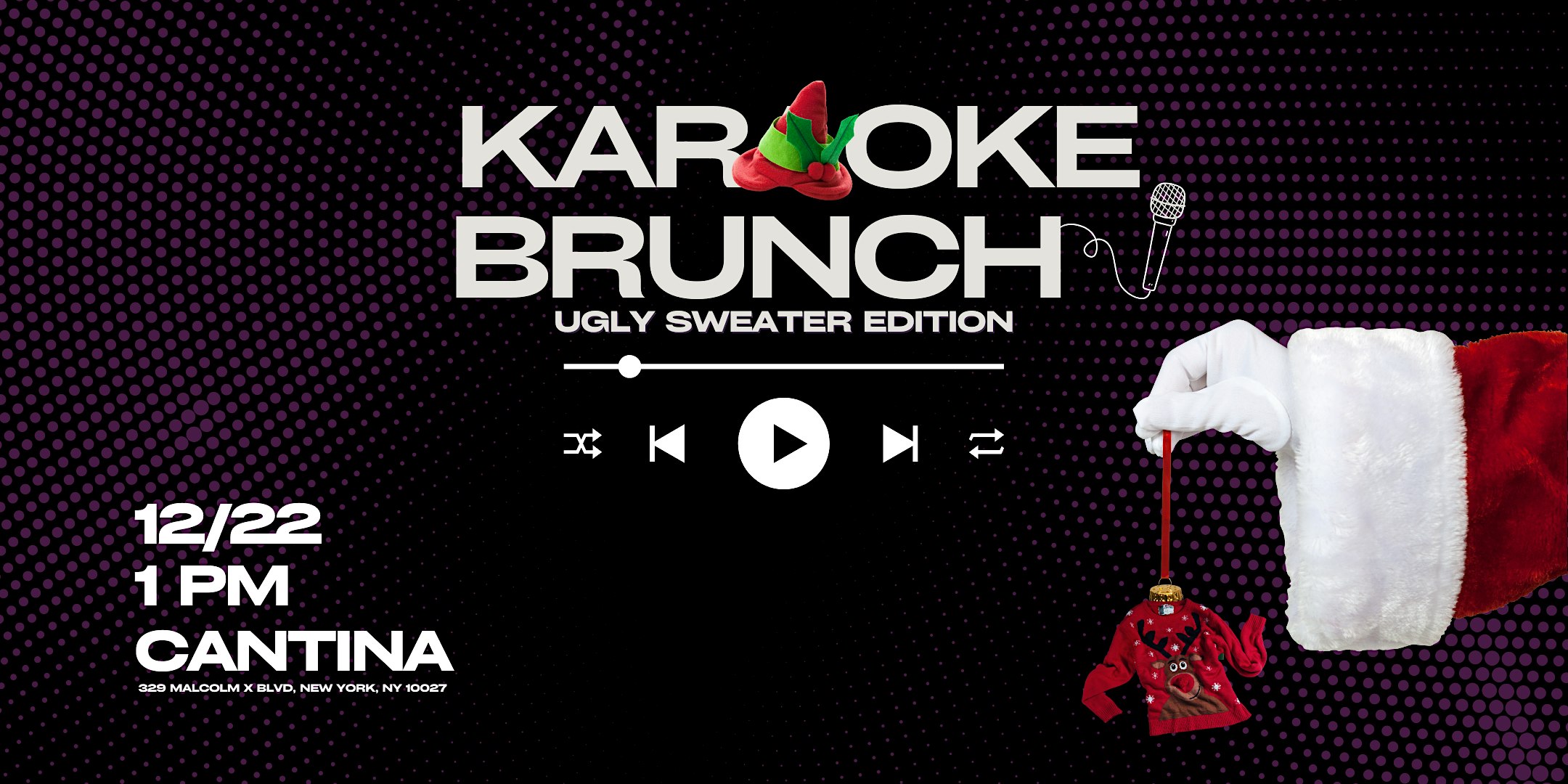 Karaoke Brunch: Ugly Sweater Edition – New York, NY