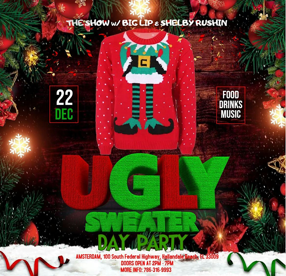 THE VIBE UGLY SWEATER CHRISTMAS PARTY w/ THE SHOW – Hallandale Beach, FL