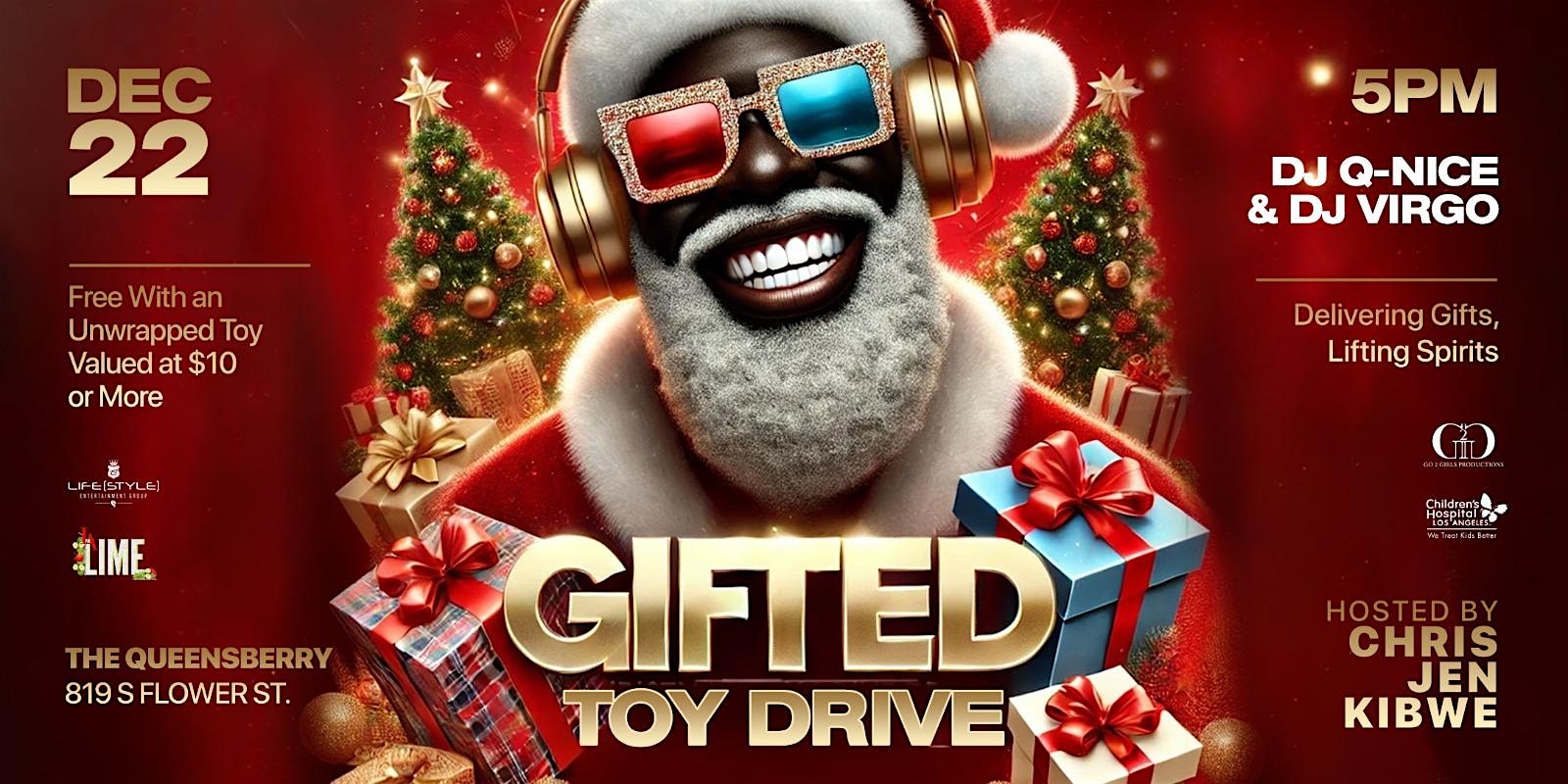 Gifted Holiday Party & Toy Drive – Los Angeles, CA