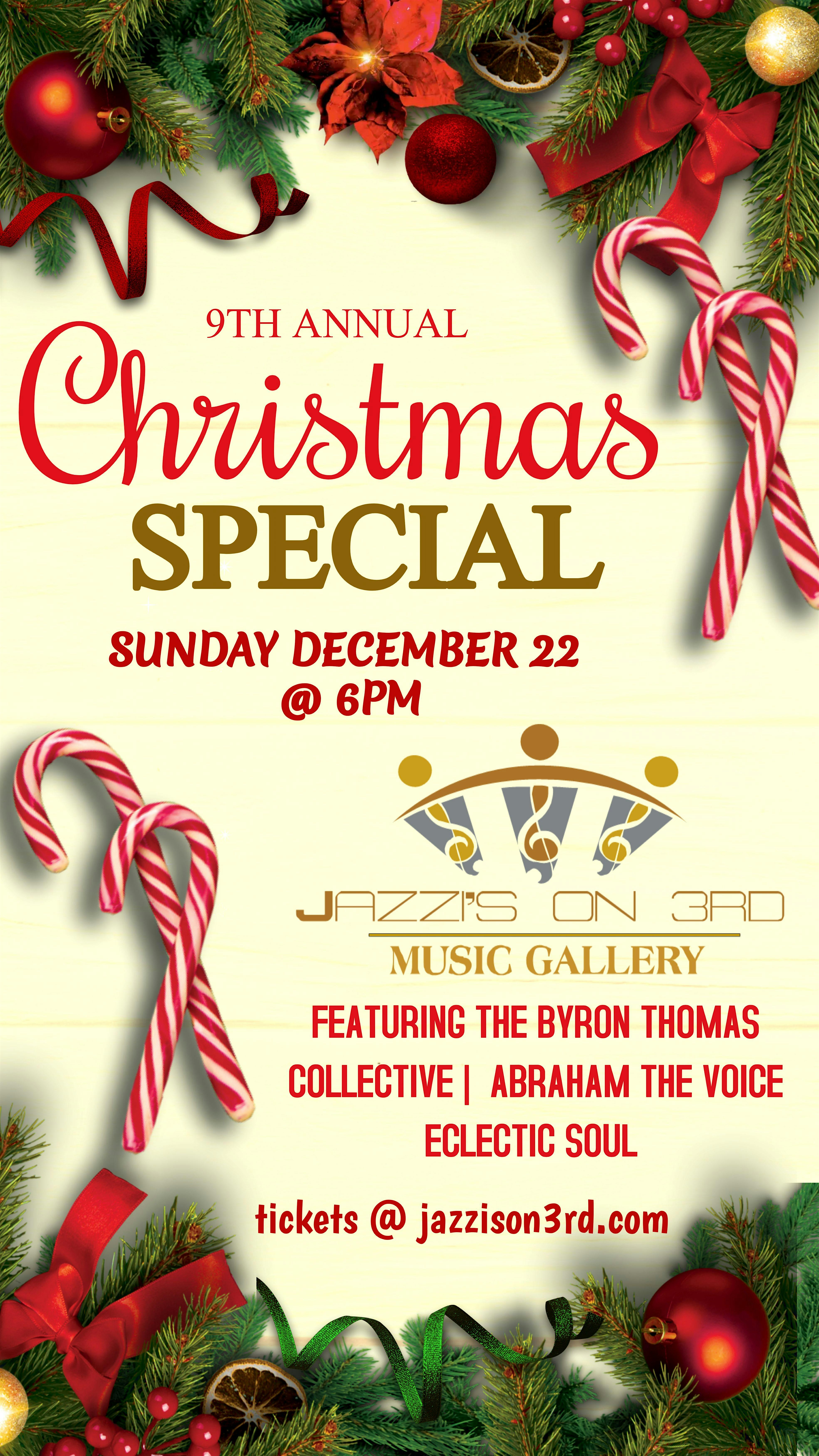 Jazzi’s on 3rd Music Gallery 9th Annual Christmas Special – Birmingham, AL