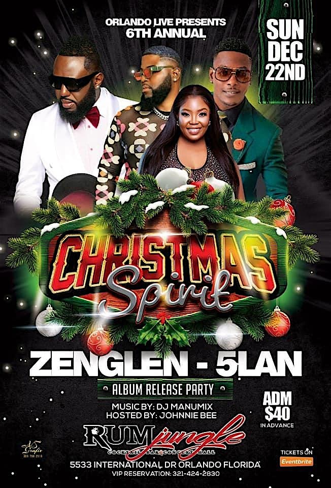 ZENGLEN AND 5LAN ALBUM RELEASE PARTY – Orlando, FL