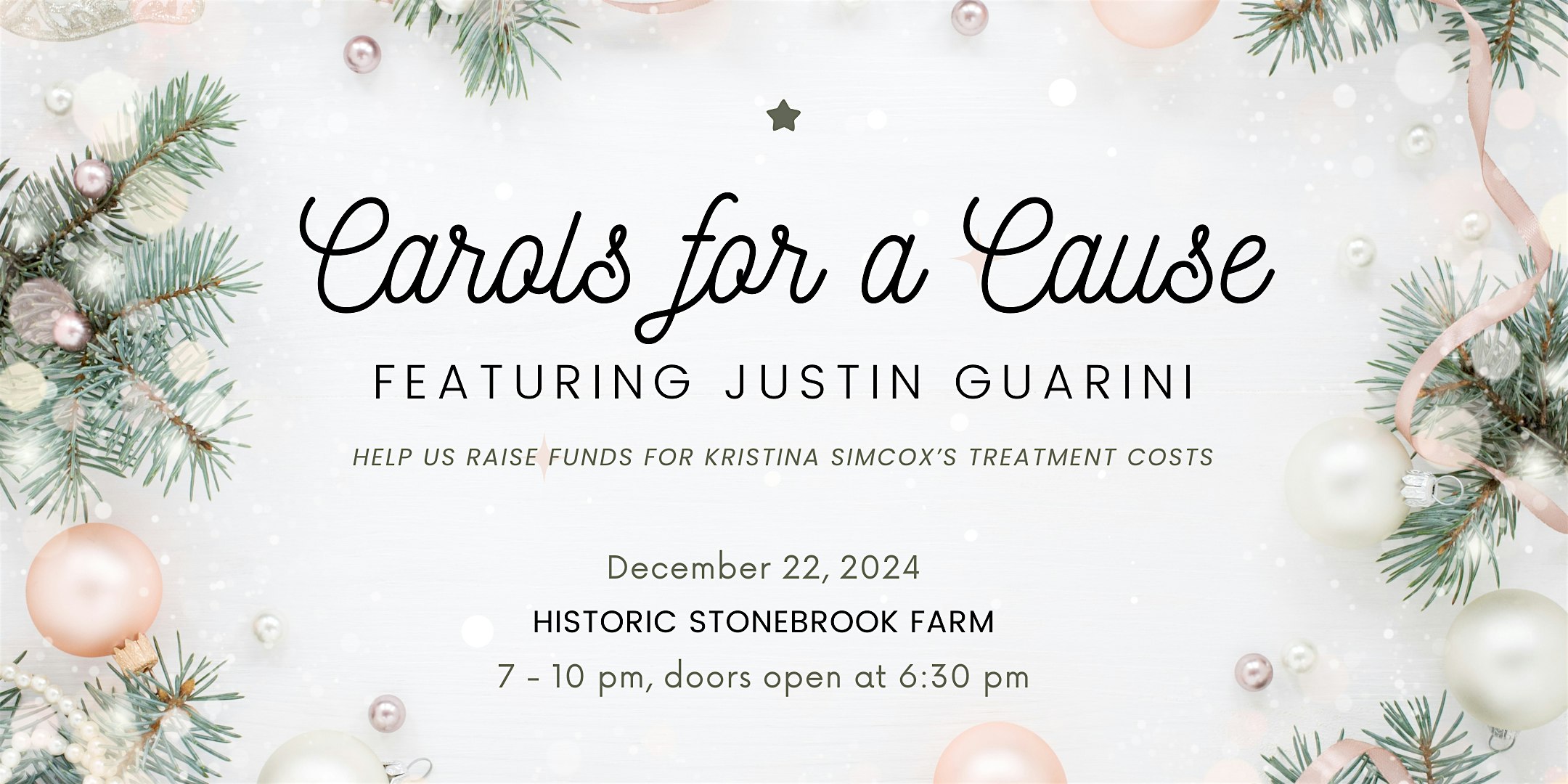 Carols for a Cause featuring Justin Guarini – Perkasie, PA