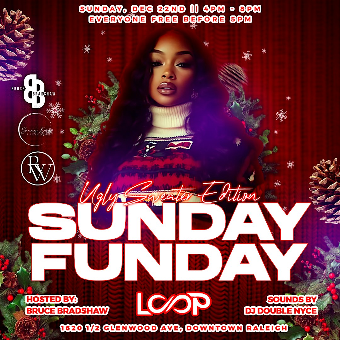 UGLY CHRISTMAS SWEATER DAY PARTY AT LOOP LOUNGE – Raleigh, NC