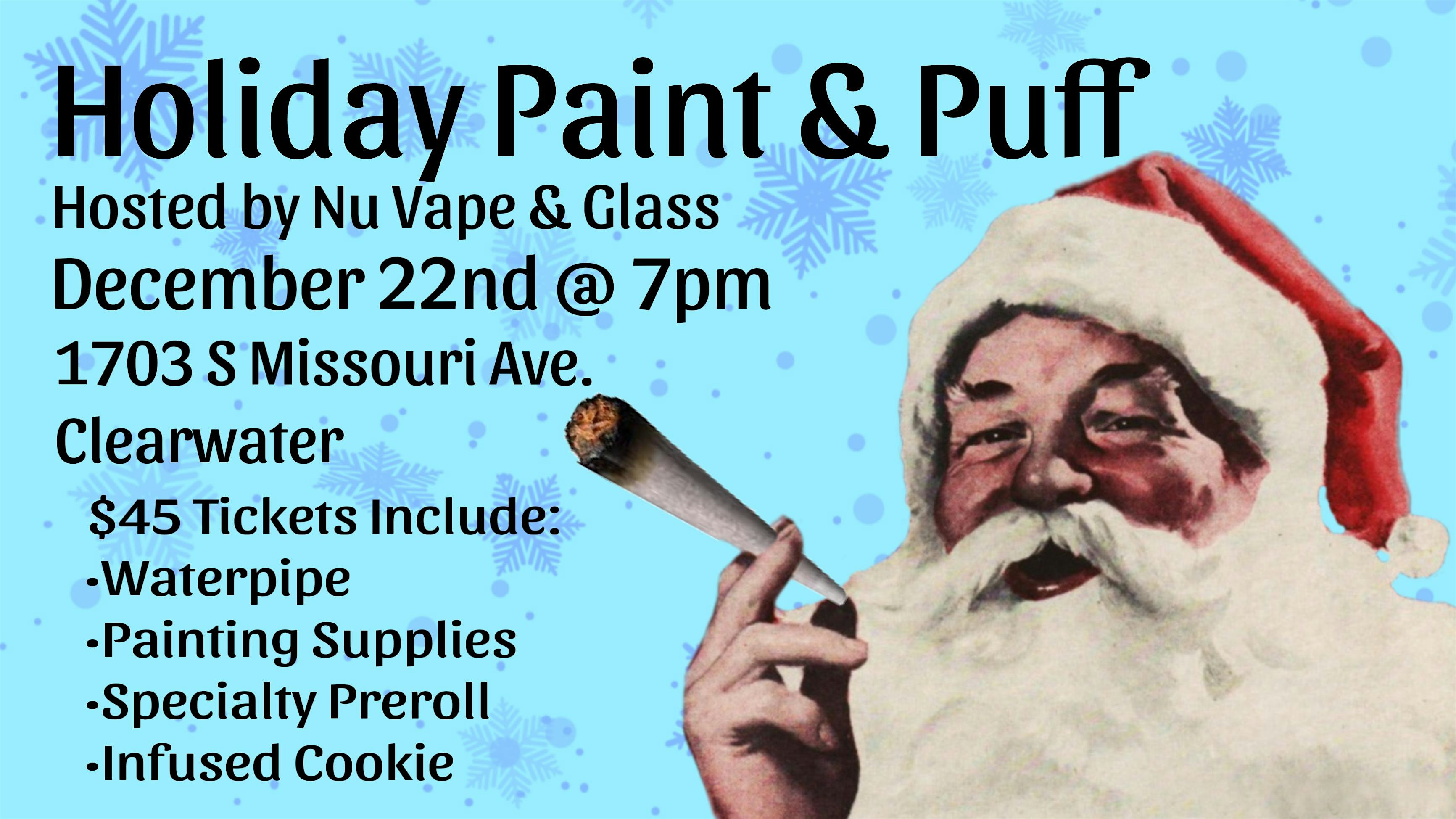 Holiday Glass Painting Party! – Largo, FL