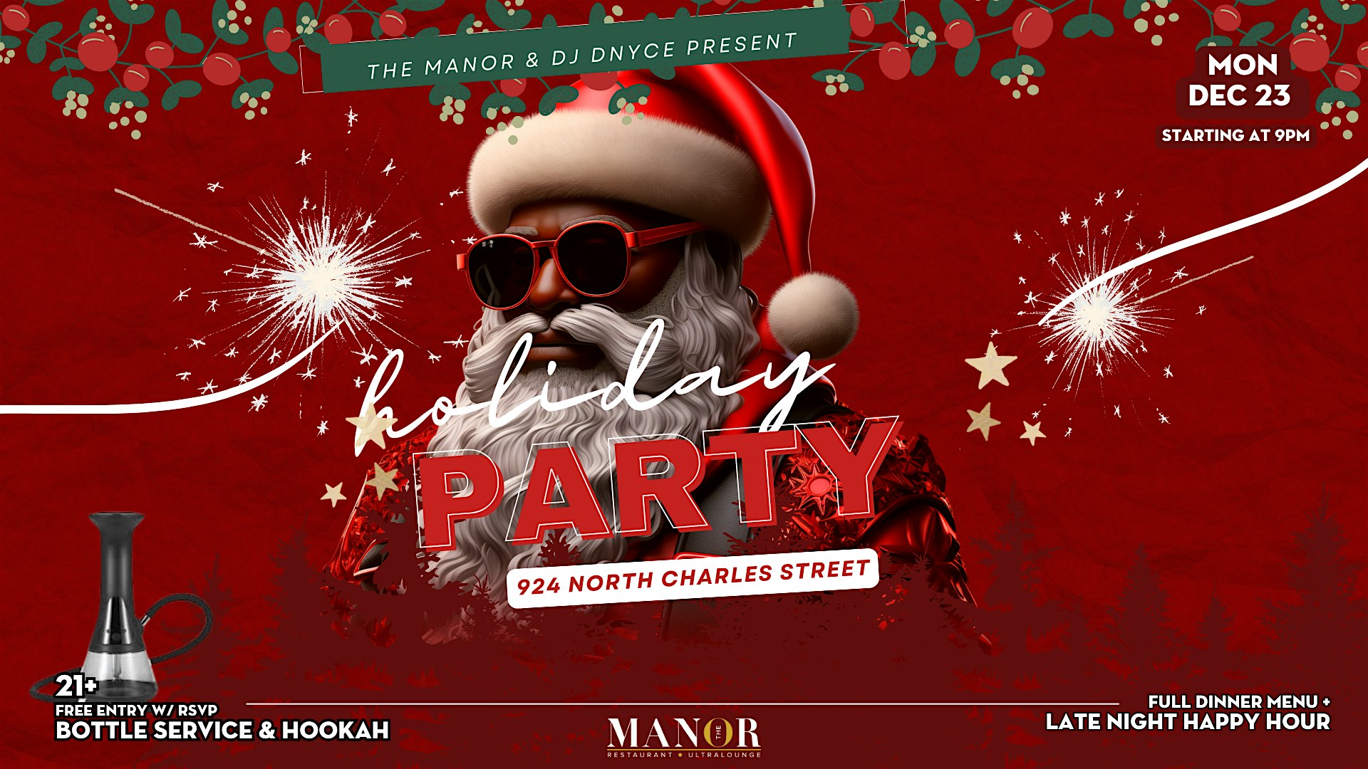 Holiday Party @ The Manor – Baltimore, MD