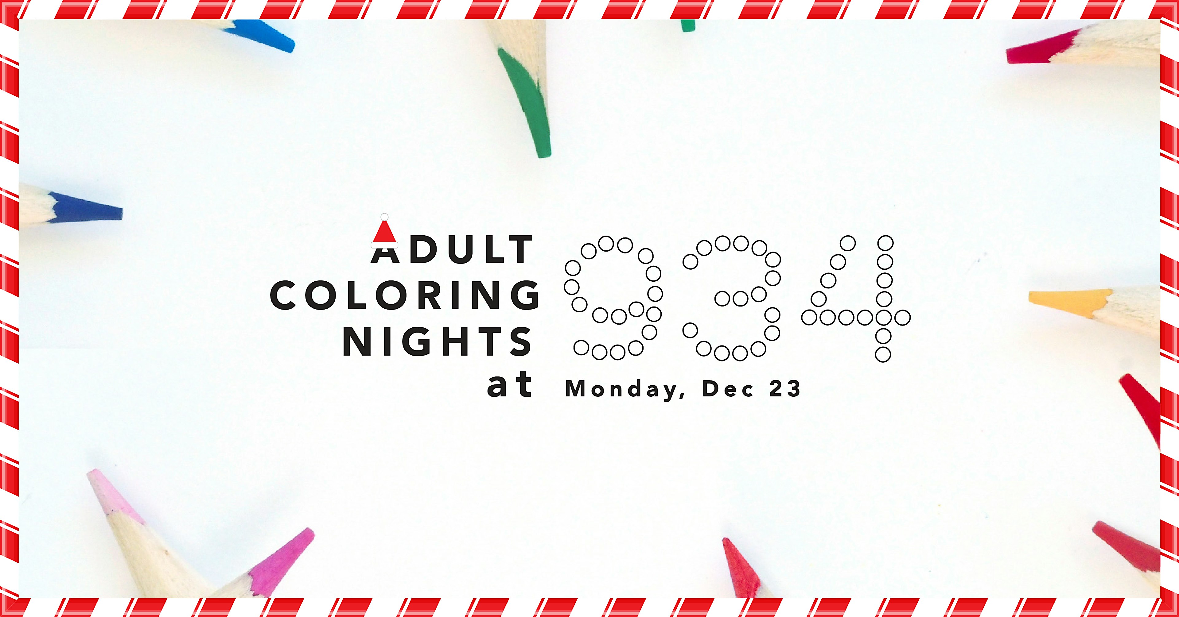 Holiday Adult Coloring Night at 934 – Columbus, OH