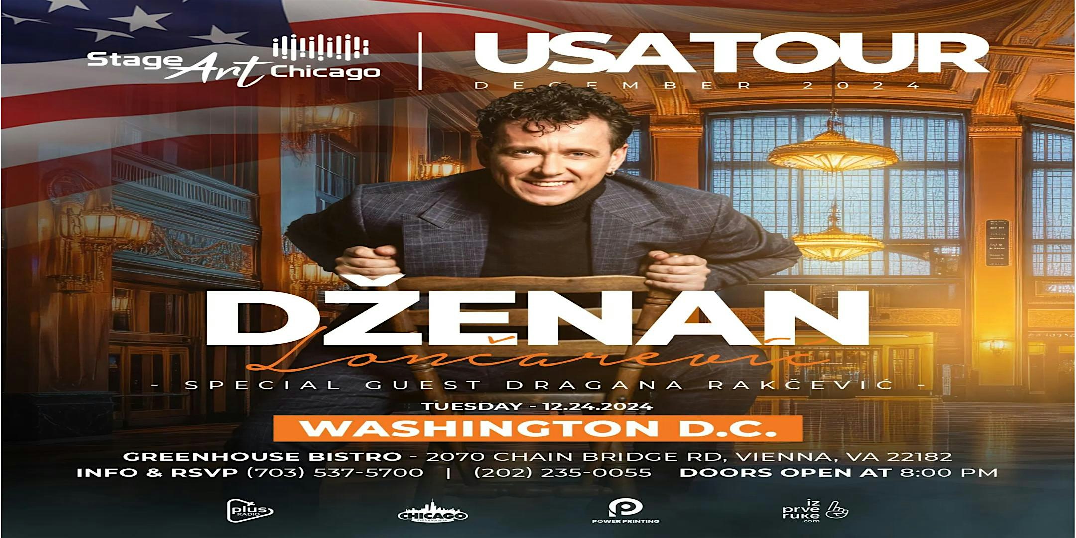 DZENAN LONCAREVIC & BAND & SPECIAL GUEST DRAGANA RAKCEVIC – WASHINGTON D.C. – Vienna, VA