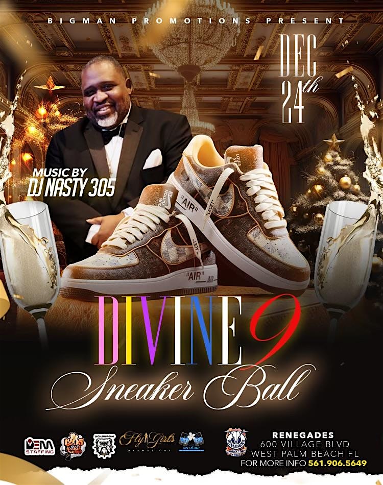 DIVINE9 SNEAKER BALL on CHRISTMAS EVE – West Palm Beach, FL