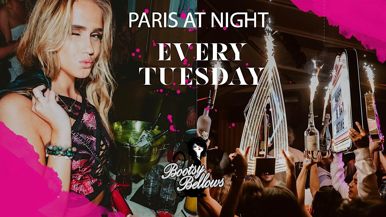 PARIS AT NIGHT House Tuesdays @Bootsy Bellows -Ugly Christmas Sweater – West Hollywood, CA