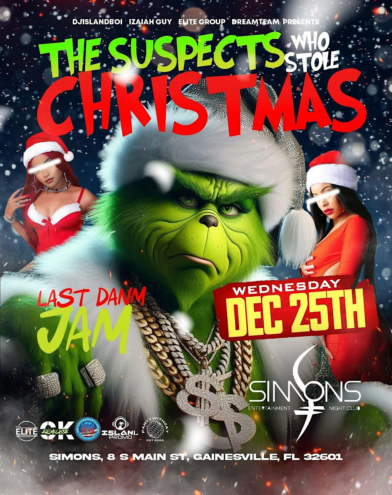 How The SUSPECTS Stole Christmas : Last D*mn Jam – Gainesville, FL