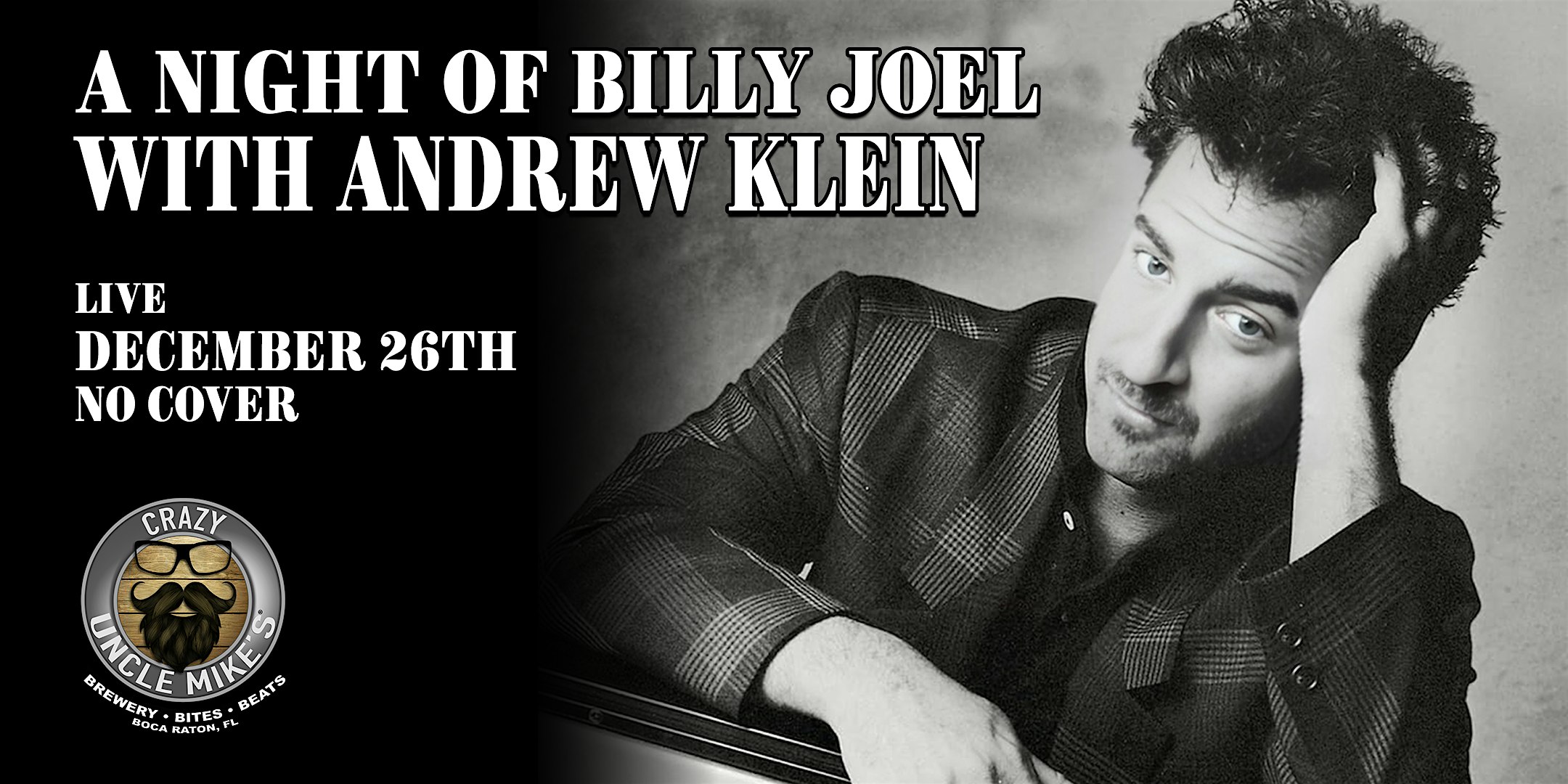 An Evening of Billy Joel with Andrew Klein – Boca Raton, FL