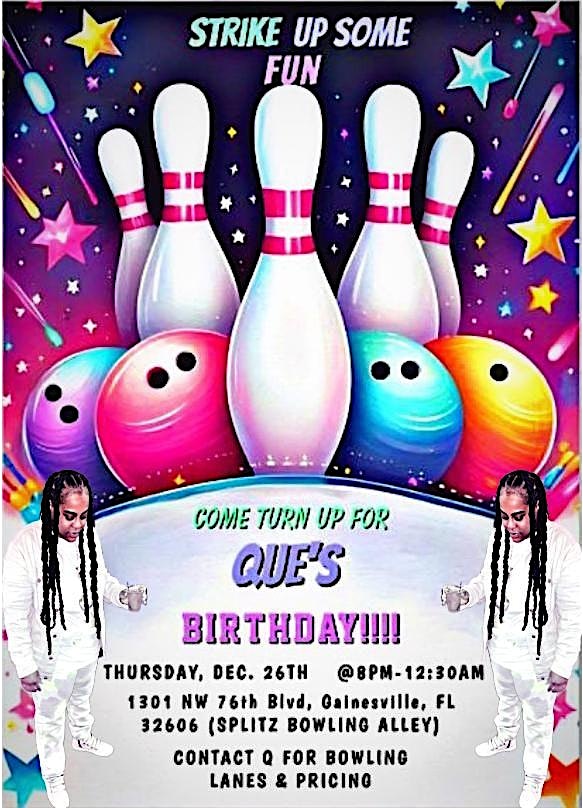 Boozy Bowling w/ Que – Gainesville, FL