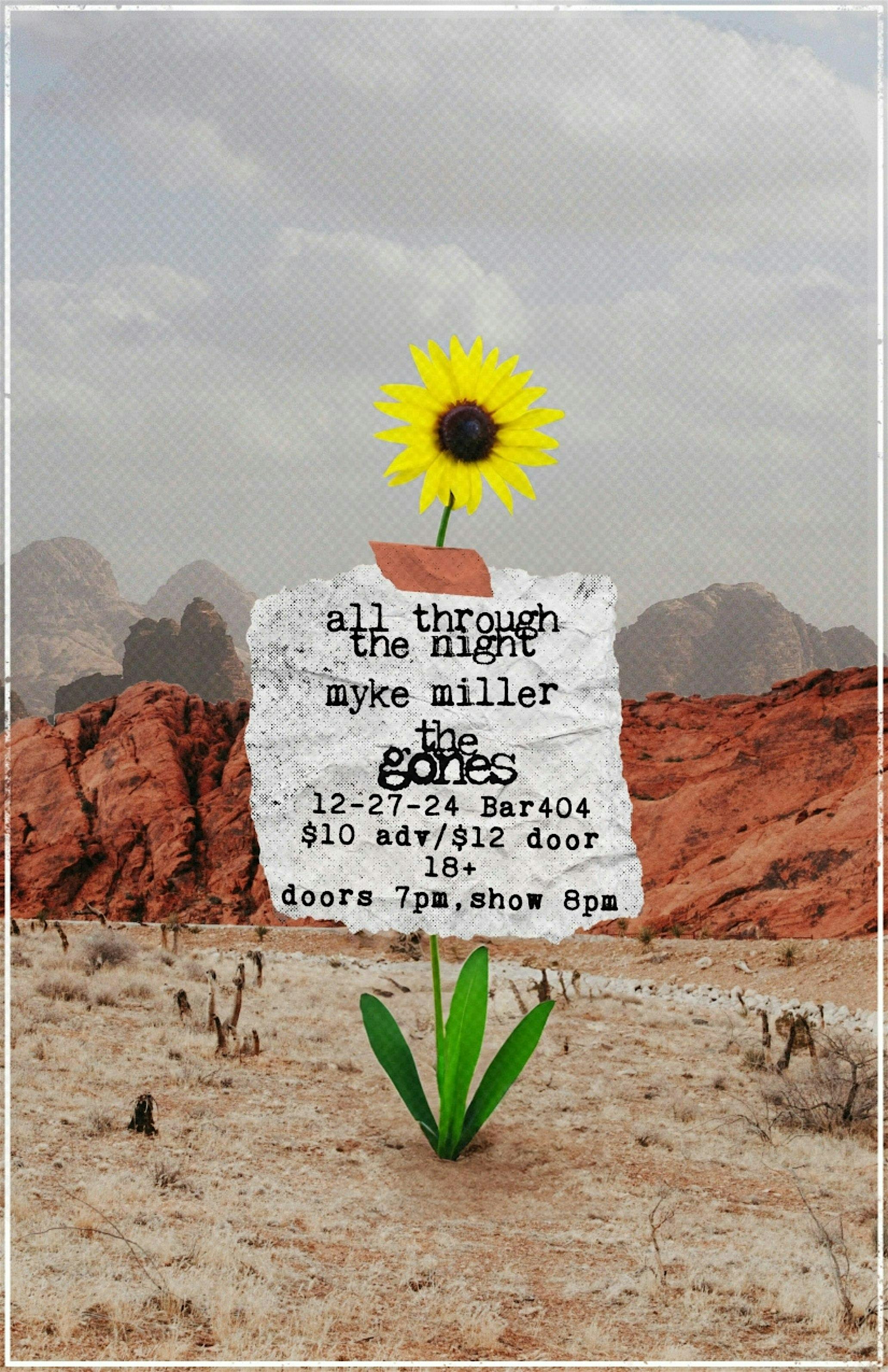 All Through the Night, Myke Miller and The Gones – Denver, CO