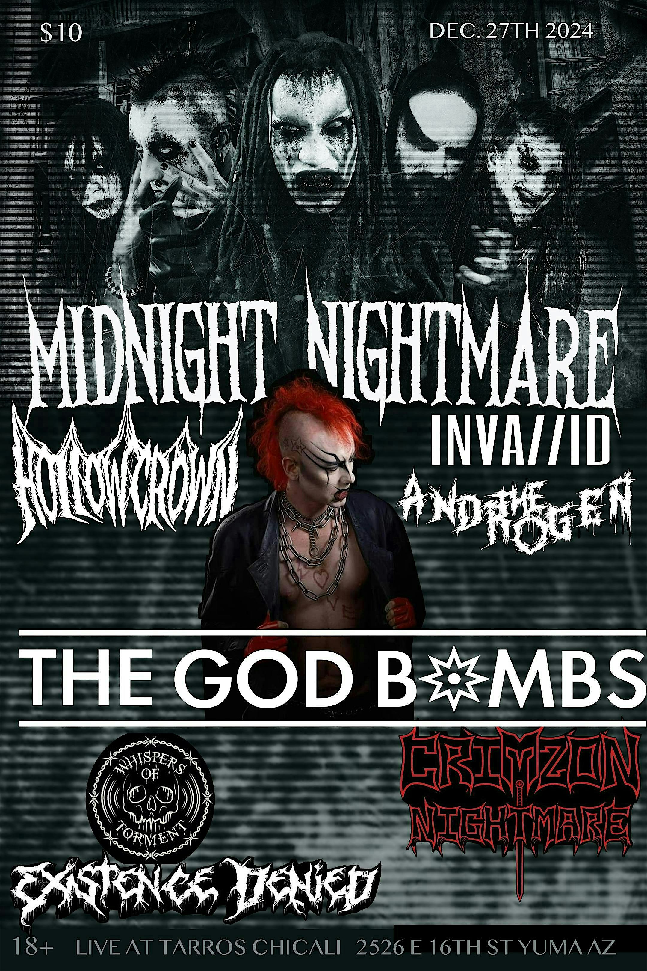 Desert Outlaws Fest Featuring Midnight Nightmare, The God Bombs, The Androgen and More – Yuma, AZ